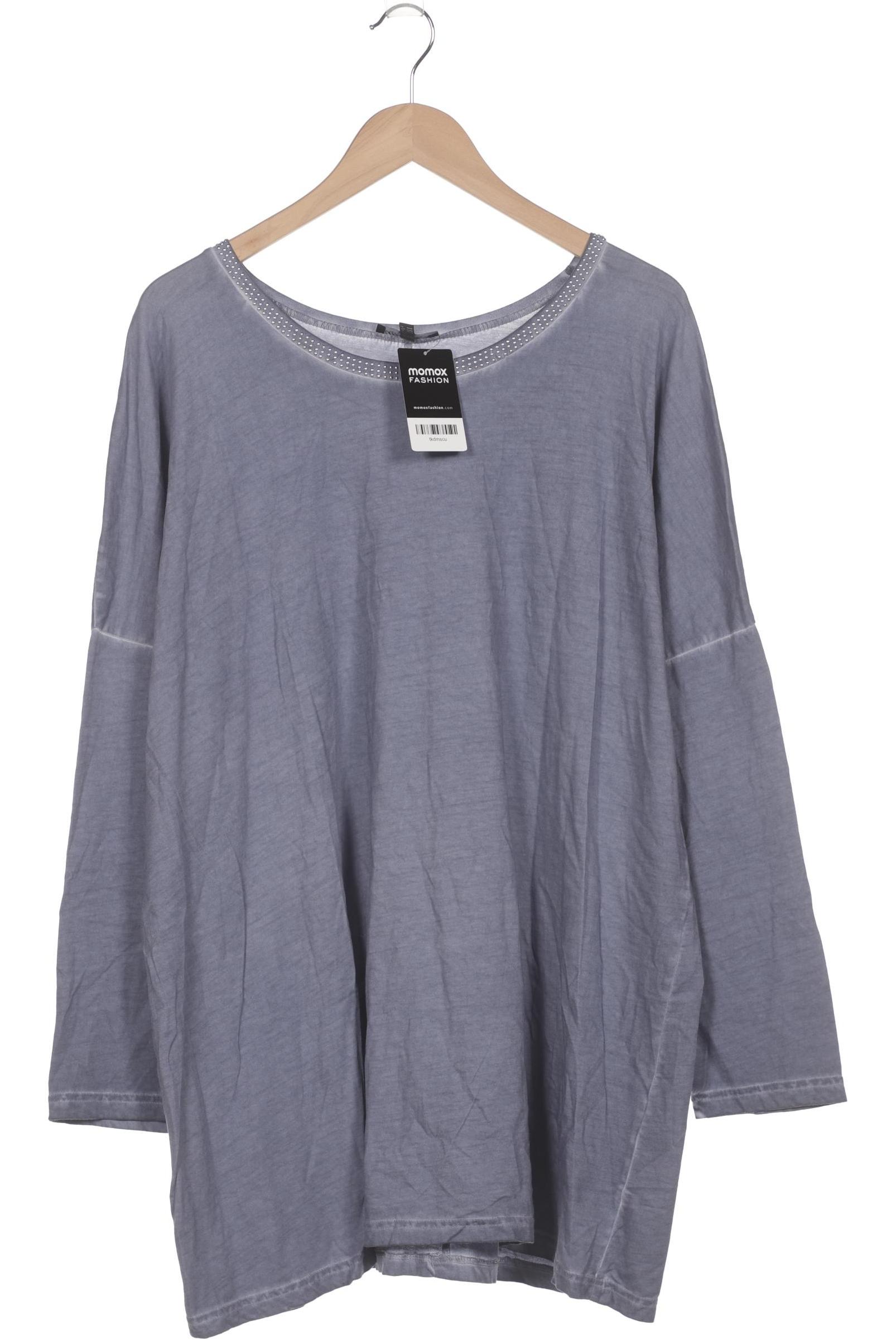 

Ulla Popken Damen Langarmshirt, blau, Gr. 54