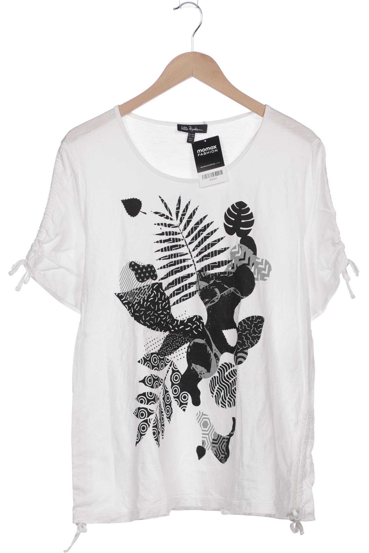 

Ulla Popken Damen T-Shirt, weiß, Gr. 46