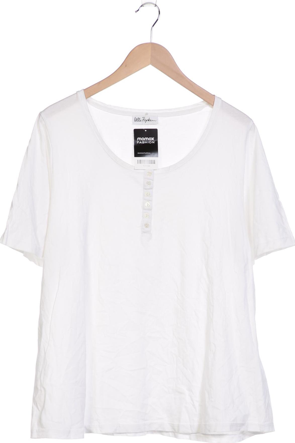 

Ulla Popken Damen T-Shirt, weiß, Gr. 46