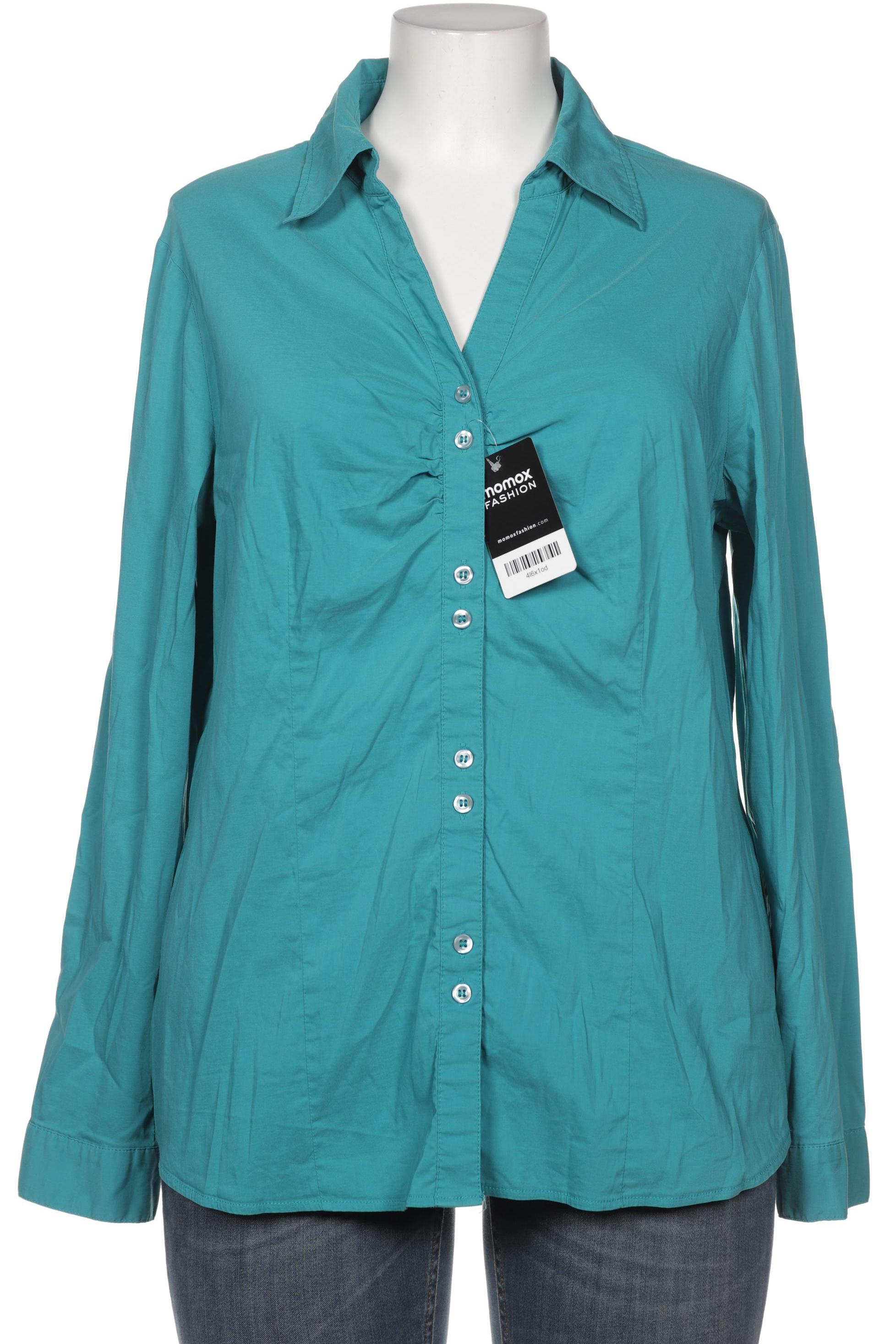 

Ulla Popken Damen Bluse, türkis, Gr. 44