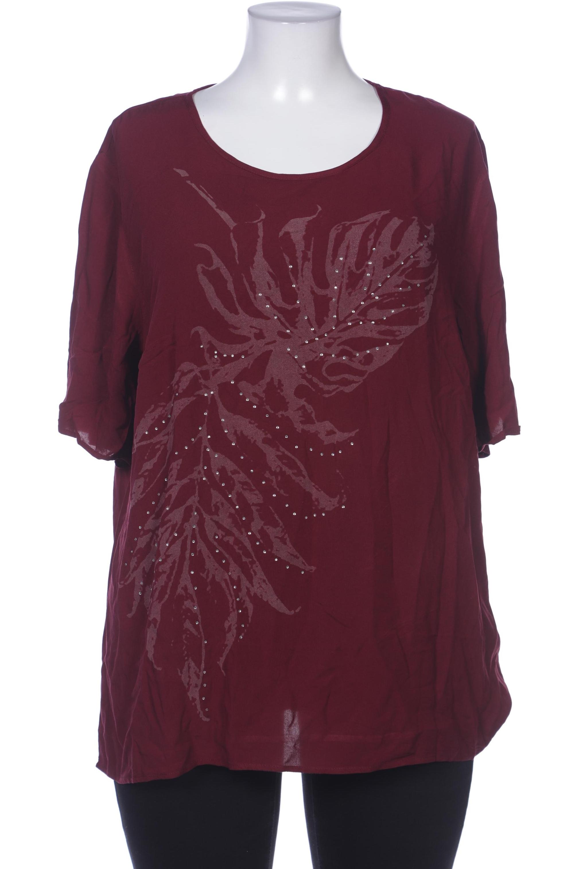 

Ulla Popken Damen Bluse, bordeaux, Gr. 46