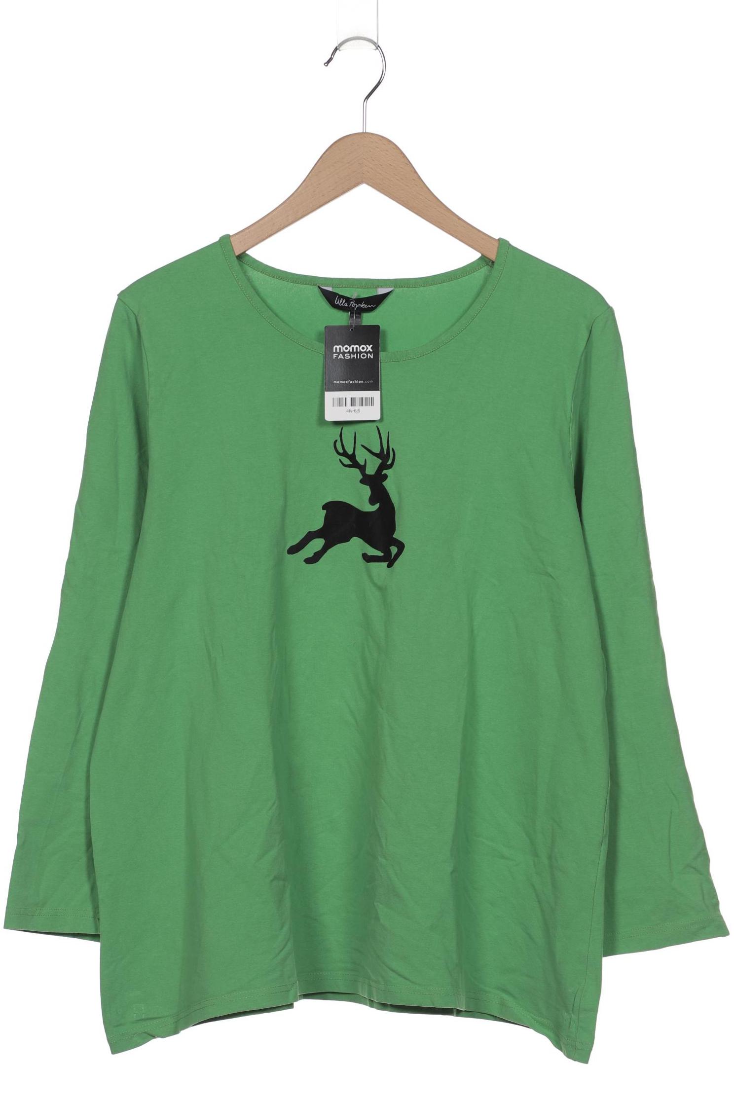 

Ulla Popken Damen Langarmshirt, grün, Gr. 46