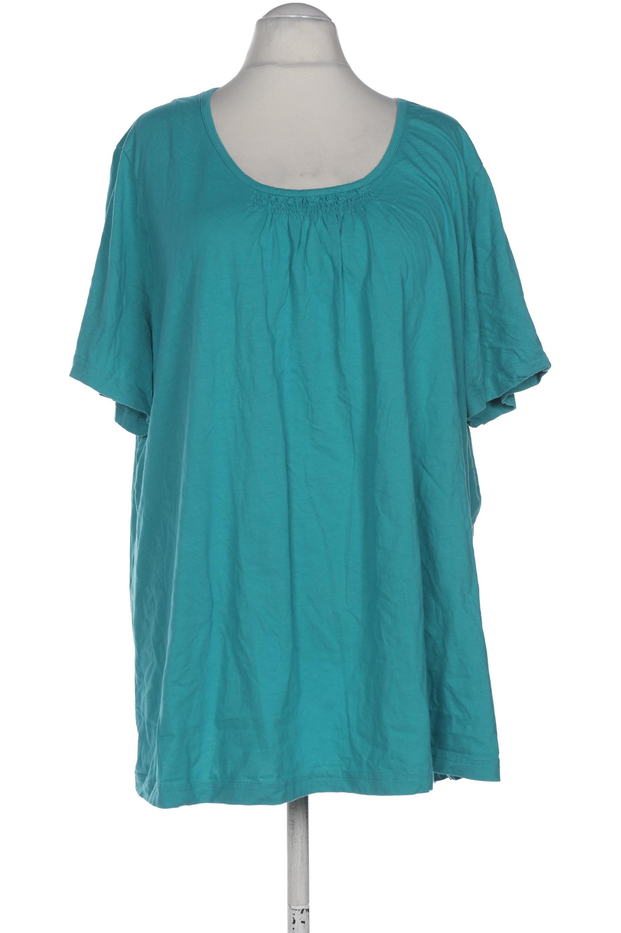 

Ulla Popken Damen T-Shirt, türkis, Gr. 58