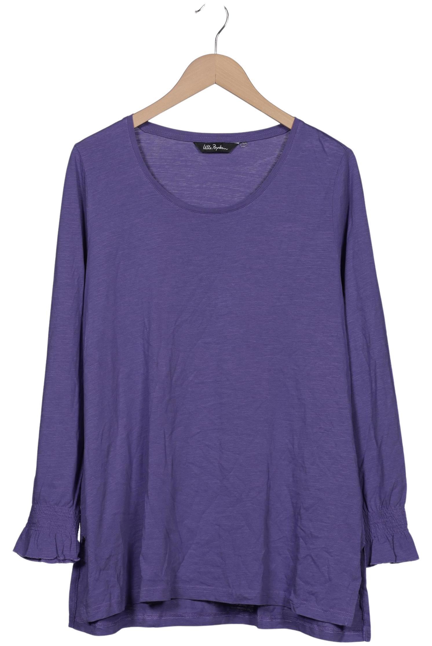

Ulla Popken Damen Langarmshirt, flieder, Gr. 48