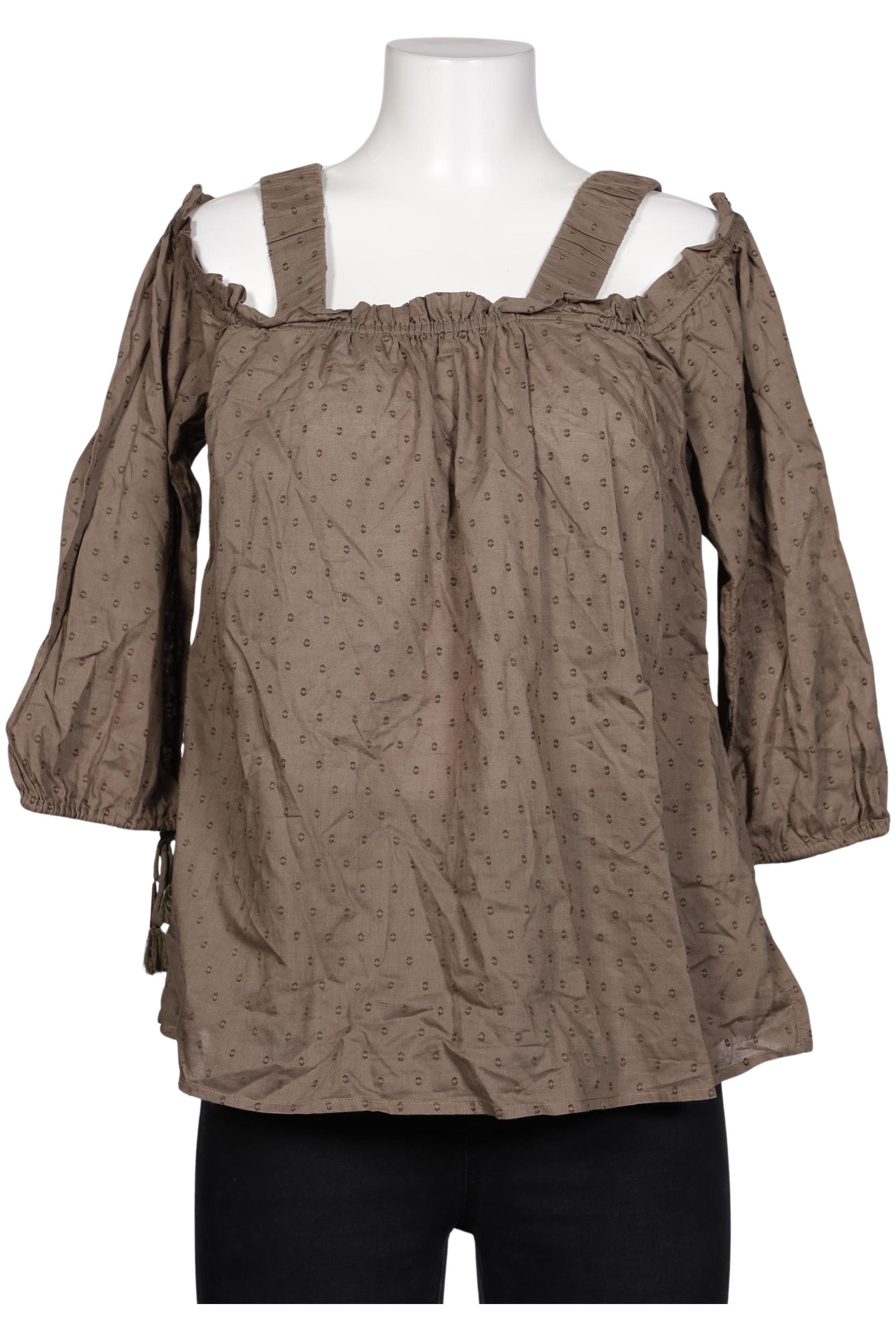 

Ulla Popken Damen Bluse, braun, Gr. 42