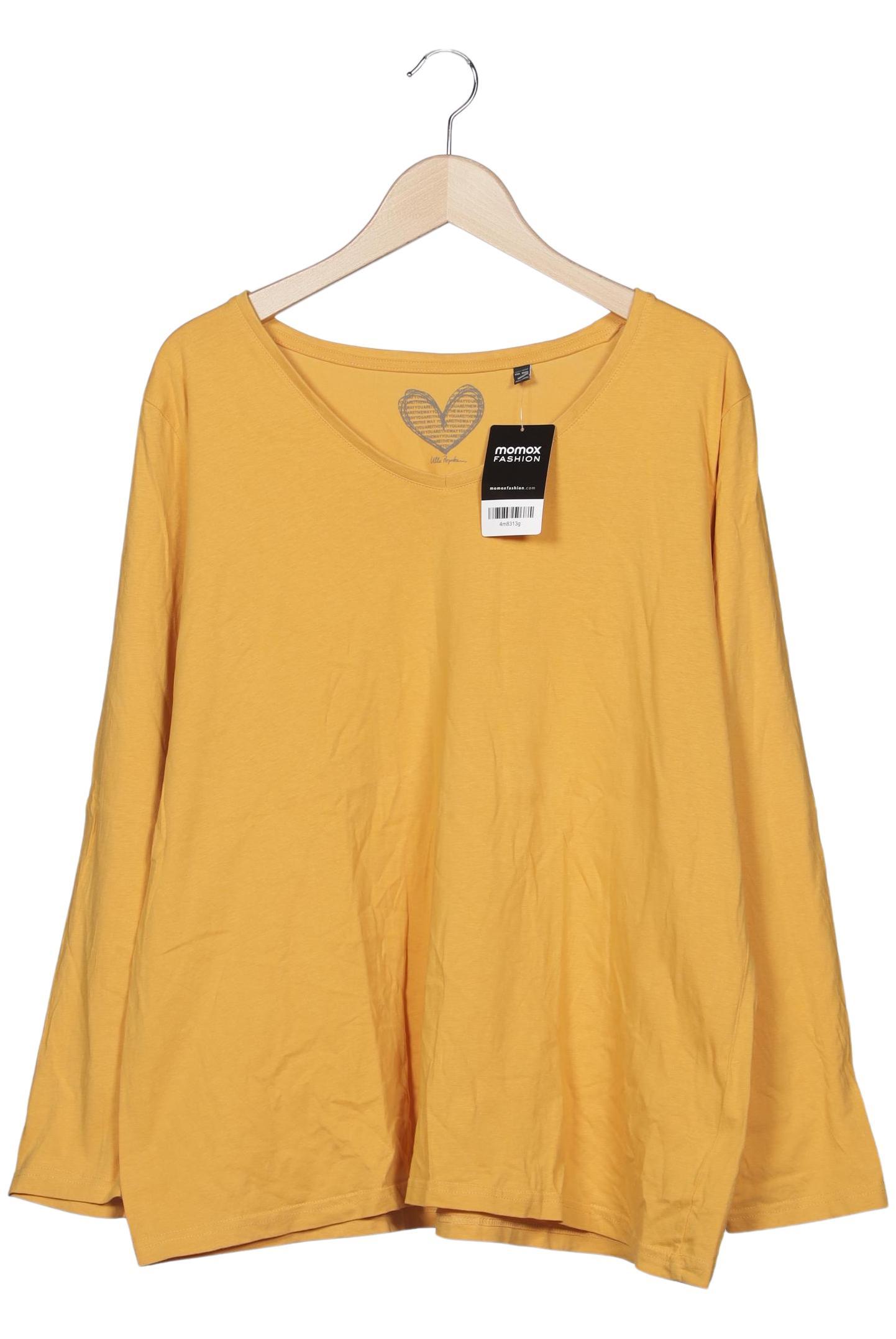

Ulla Popken Damen Langarmshirt, gelb, Gr. 50