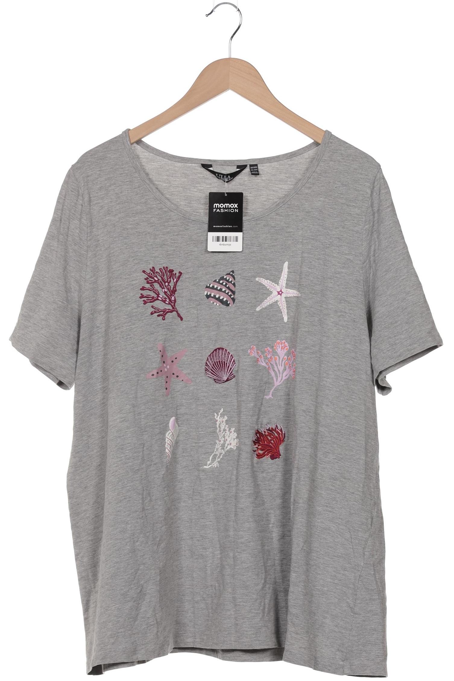 

Ulla Popken Damen T-Shirt, grau, Gr. 50