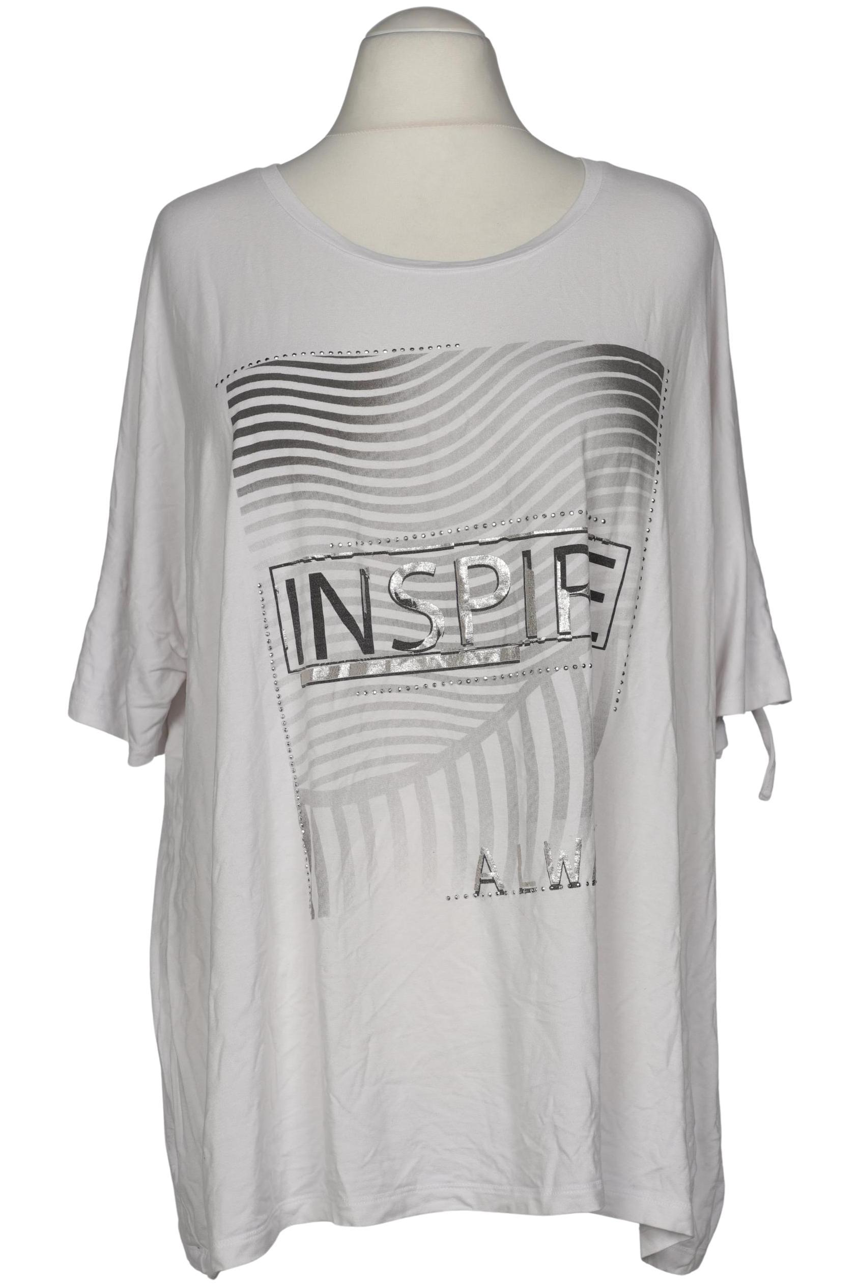 

Ulla Popken Damen T-Shirt, weiß, Gr. 54