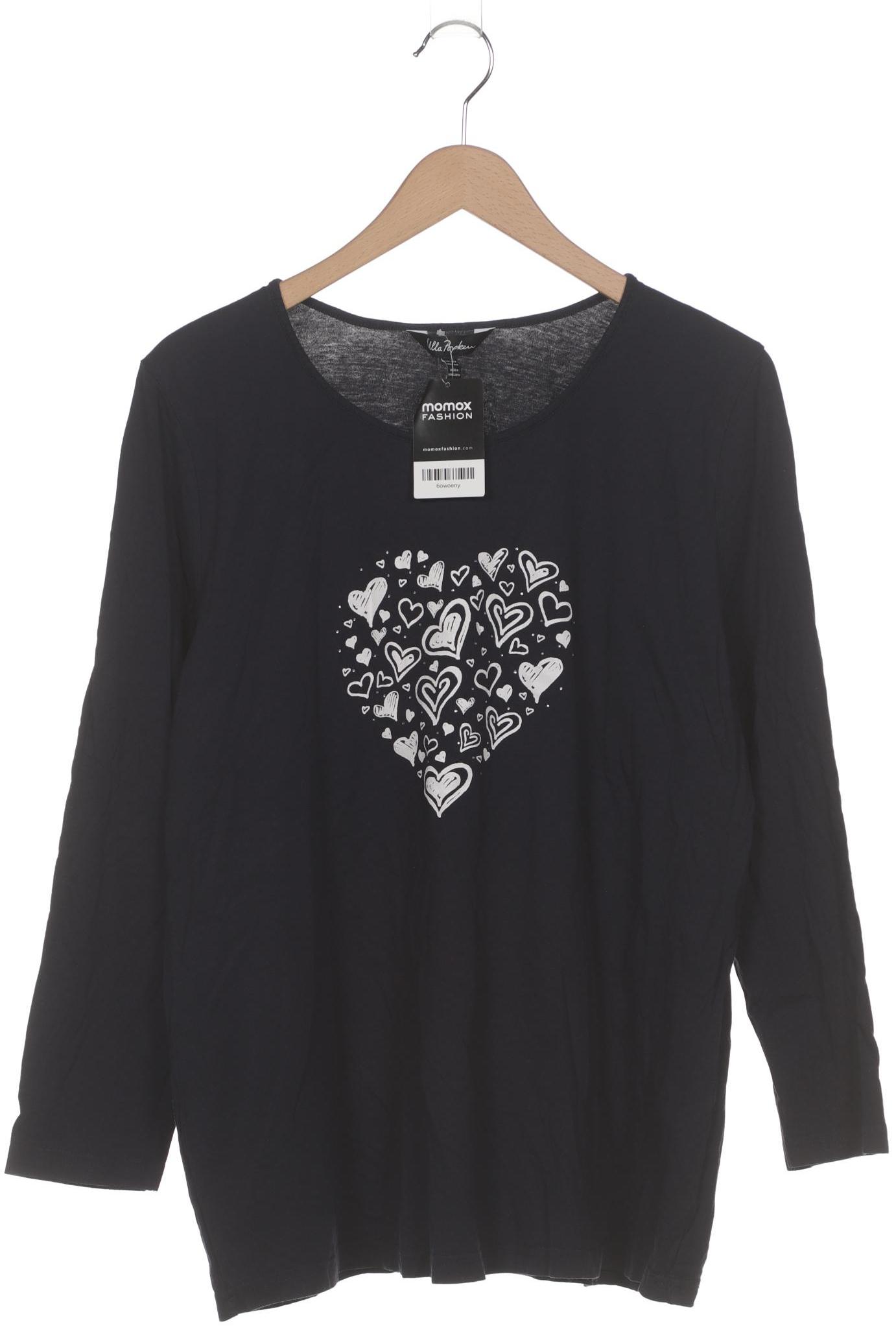 

Ulla Popken Damen Langarmshirt, marineblau, Gr. 46