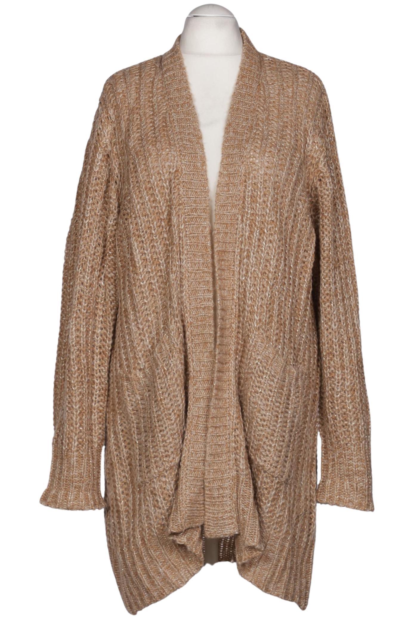 

Ulla Popken Damen Strickjacke, beige, Gr. 58