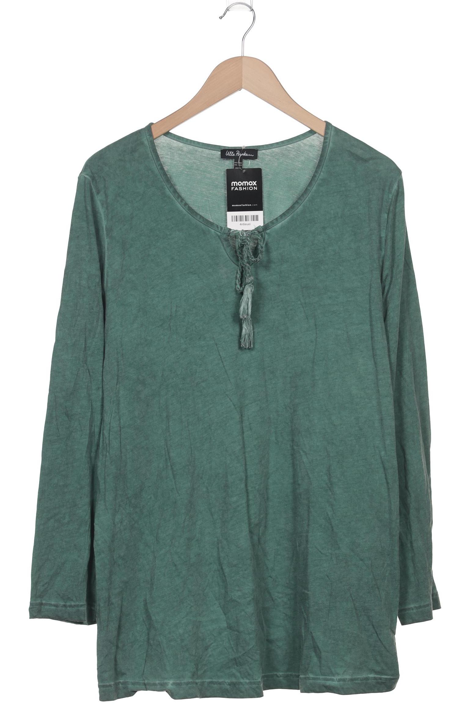 

Ulla Popken Damen Langarmshirt, grün, Gr. 46