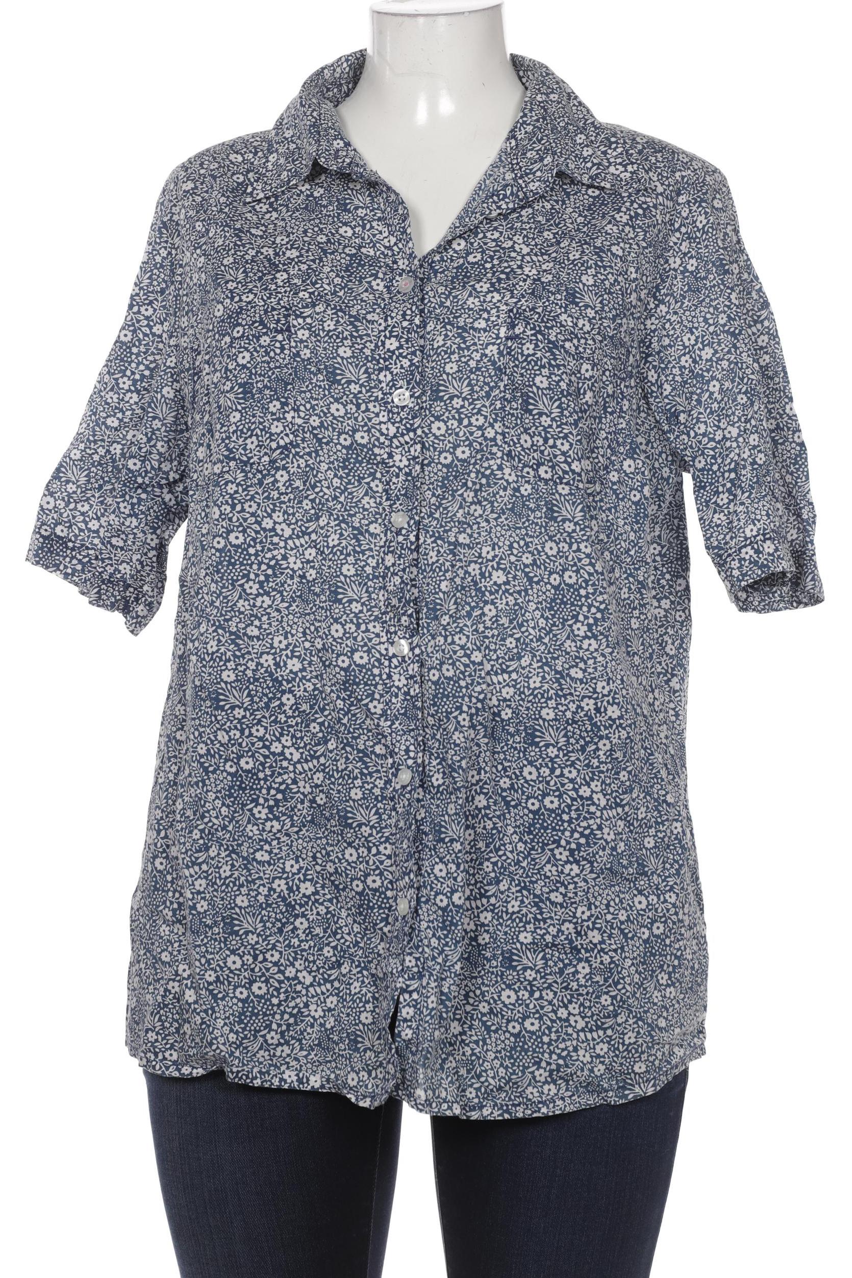 

Ulla Popken Damen Bluse, blau, Gr. 46
