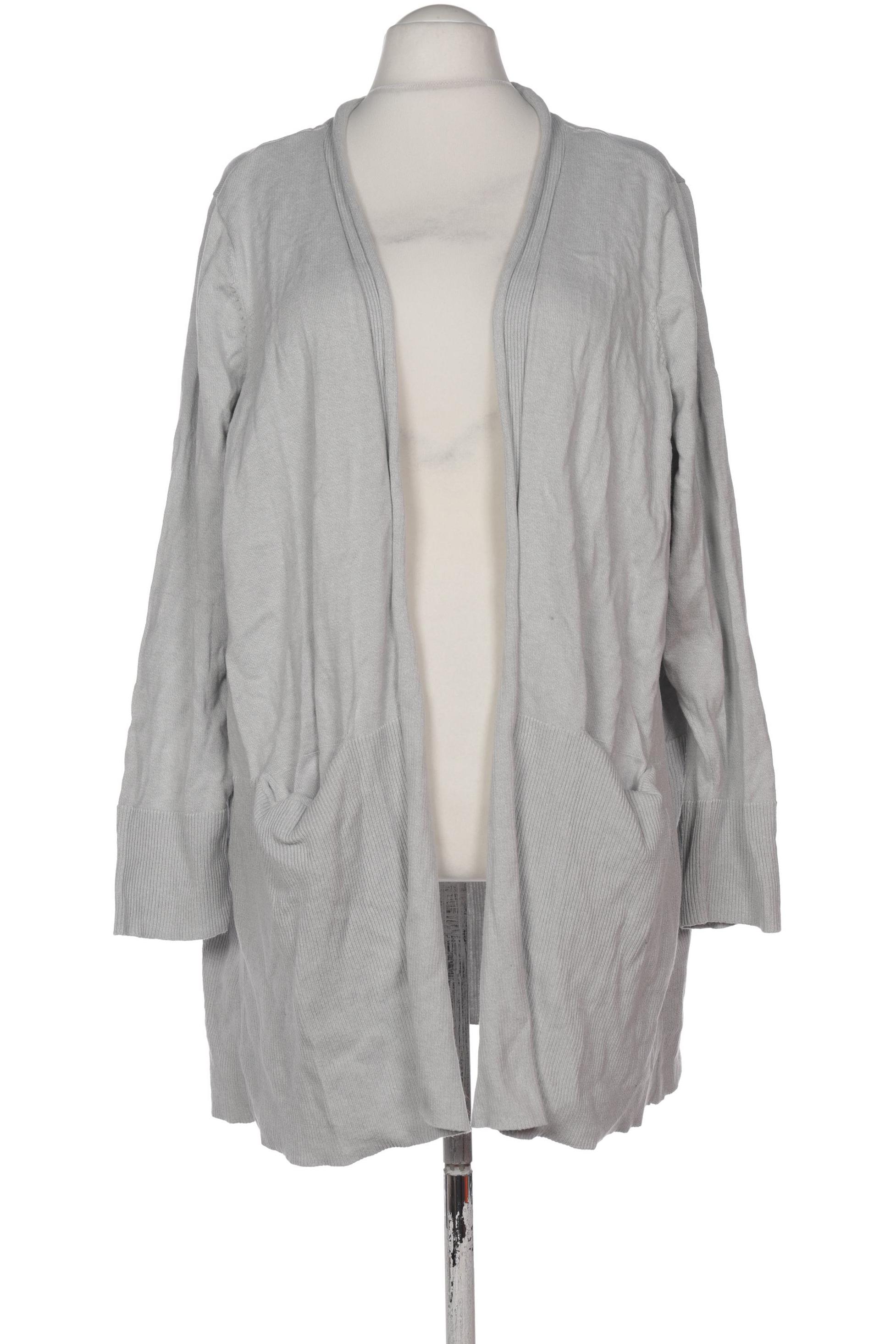 

Ulla Popken Damen Strickjacke, grau, Gr. 58