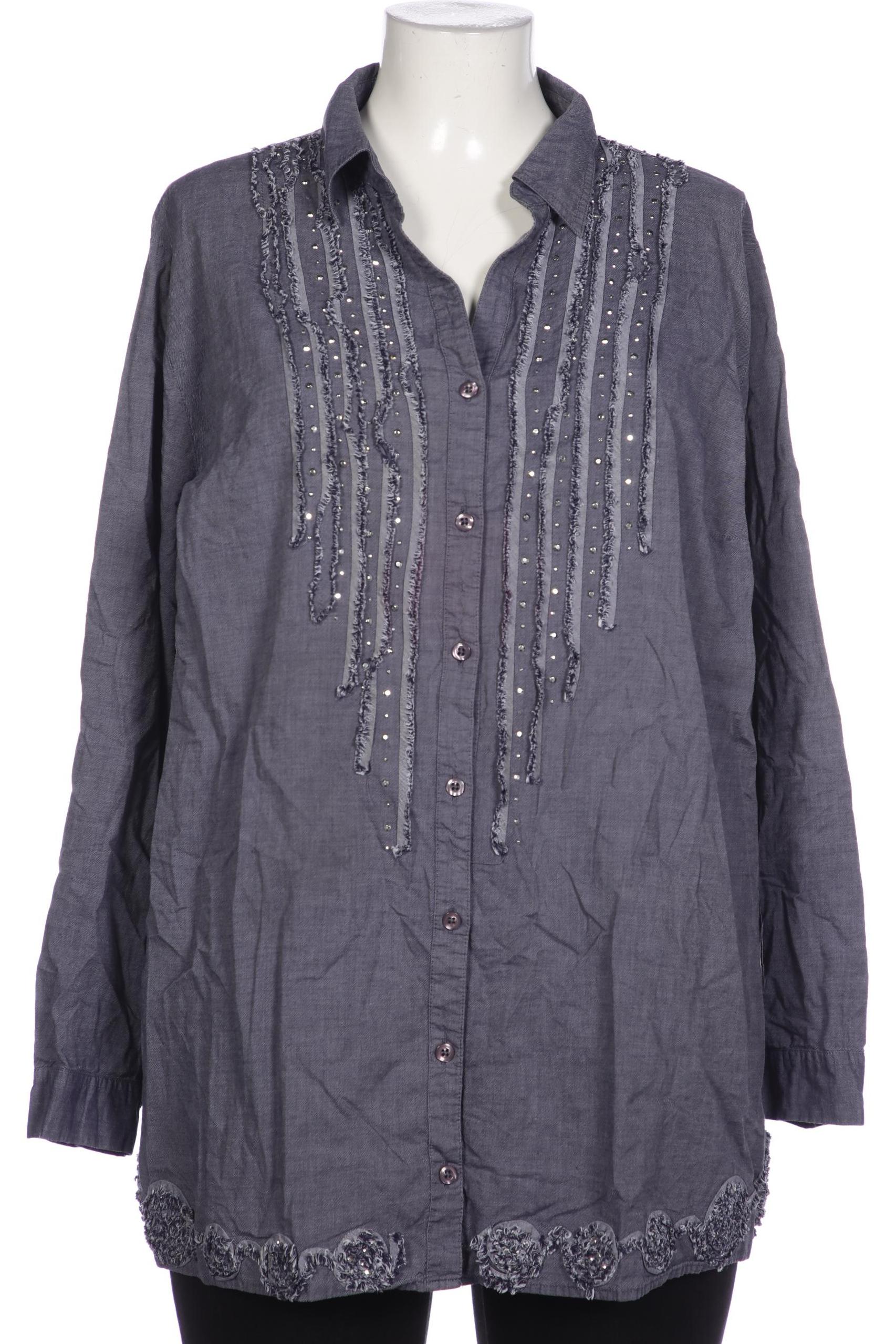 

Ulla Popken Damen Bluse, blau, Gr. 50
