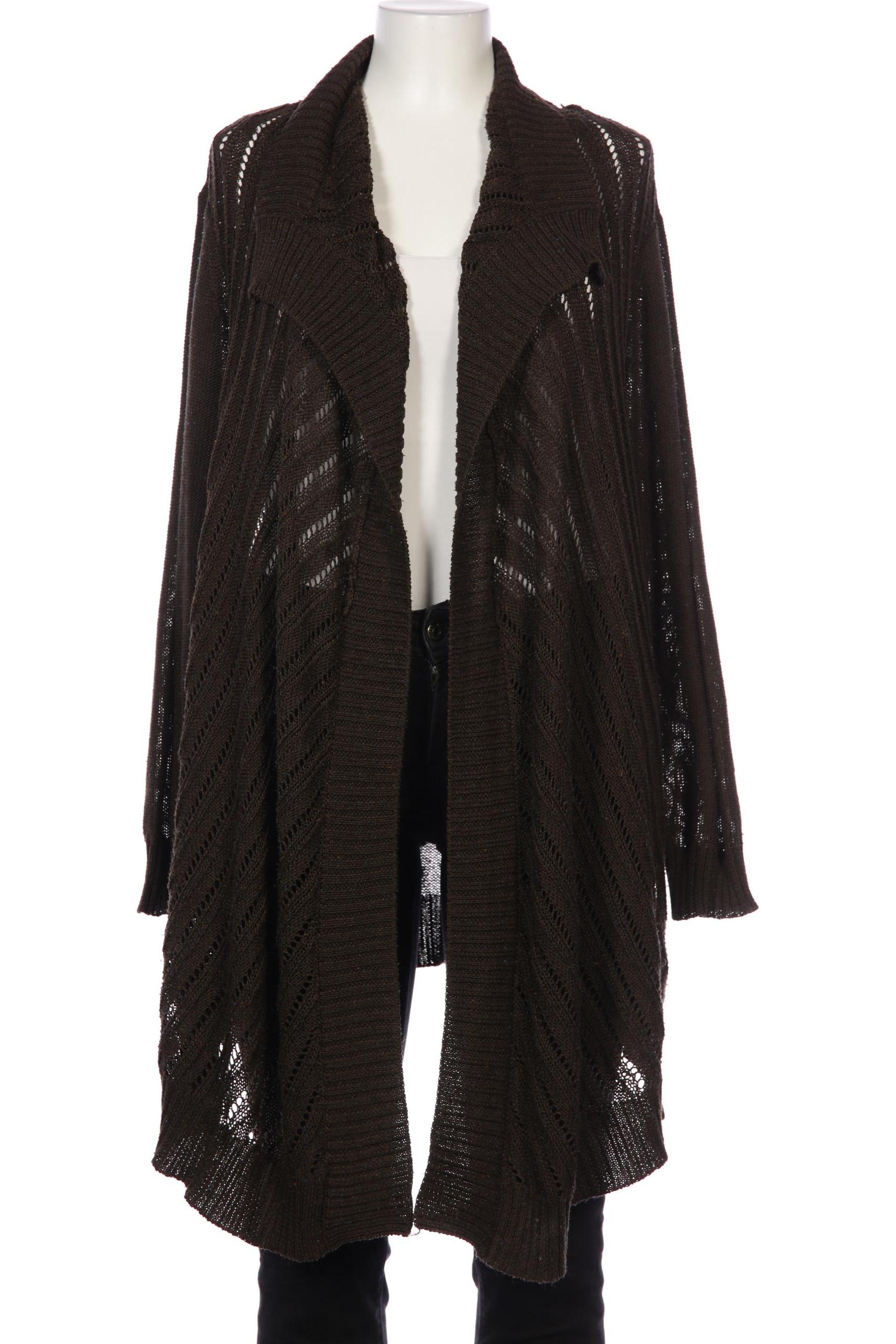 

Ulla Popken Damen Strickjacke, braun, Gr. 46