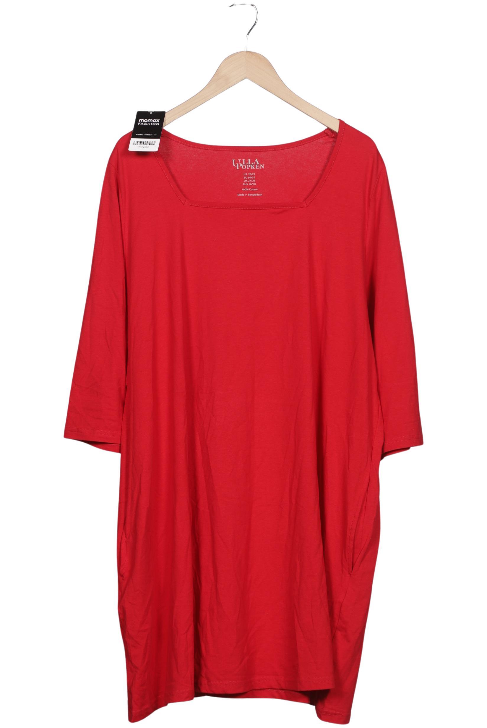 

Ulla Popken Damen Langarmshirt, rot, Gr. 50