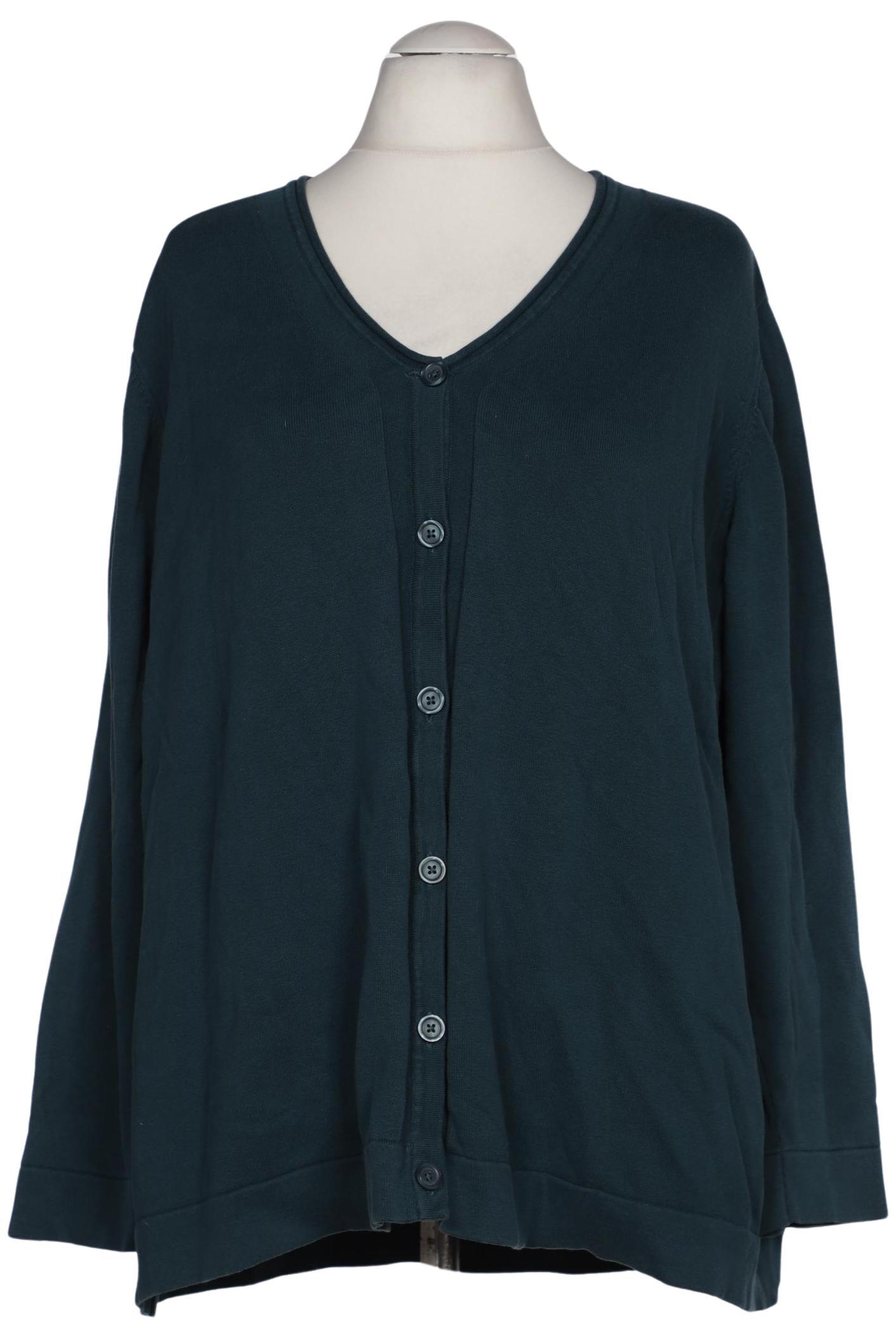 

Ulla Popken Damen Strickjacke, türkis, Gr. 54