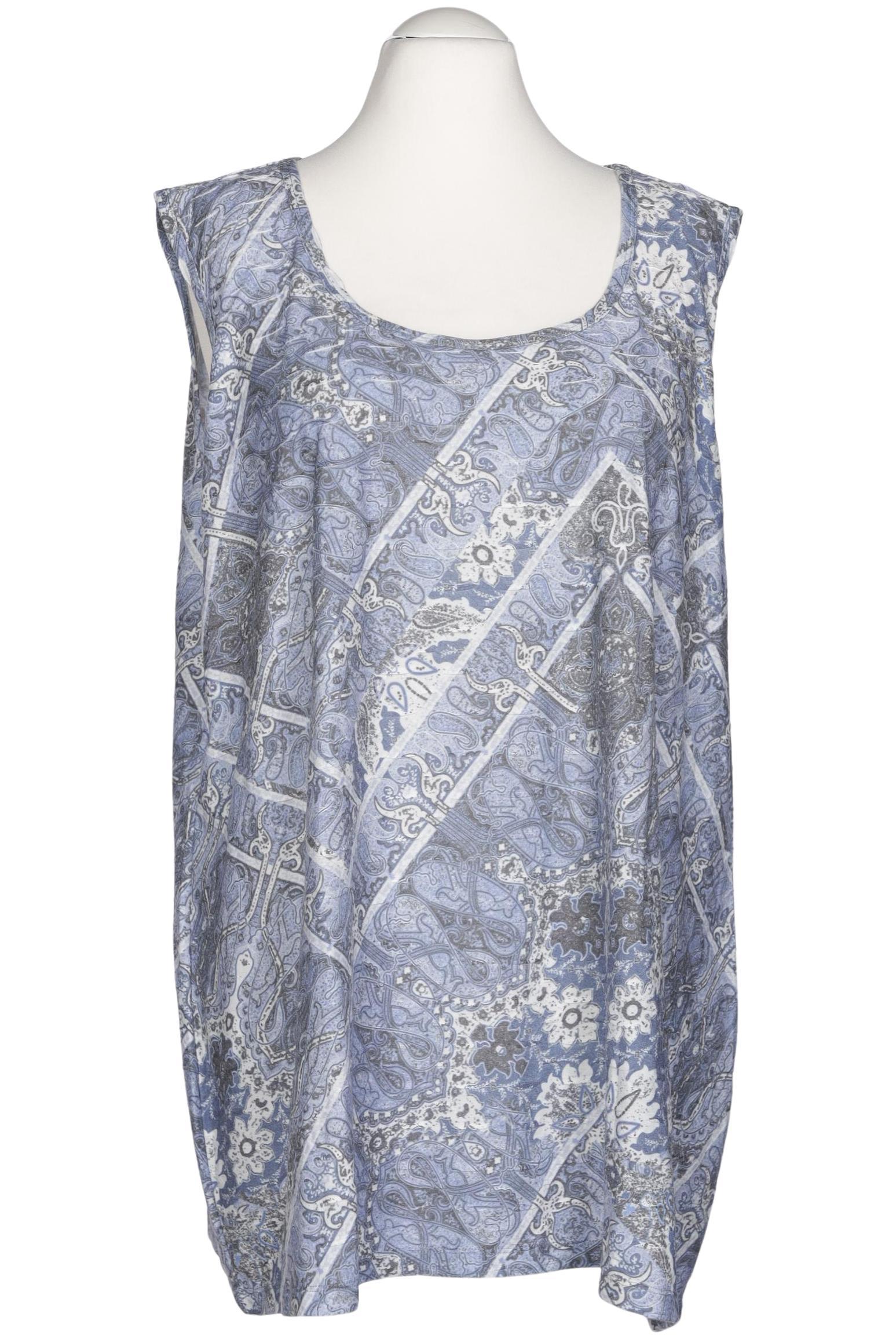 

Ulla Popken Damen Top, blau, Gr. 54