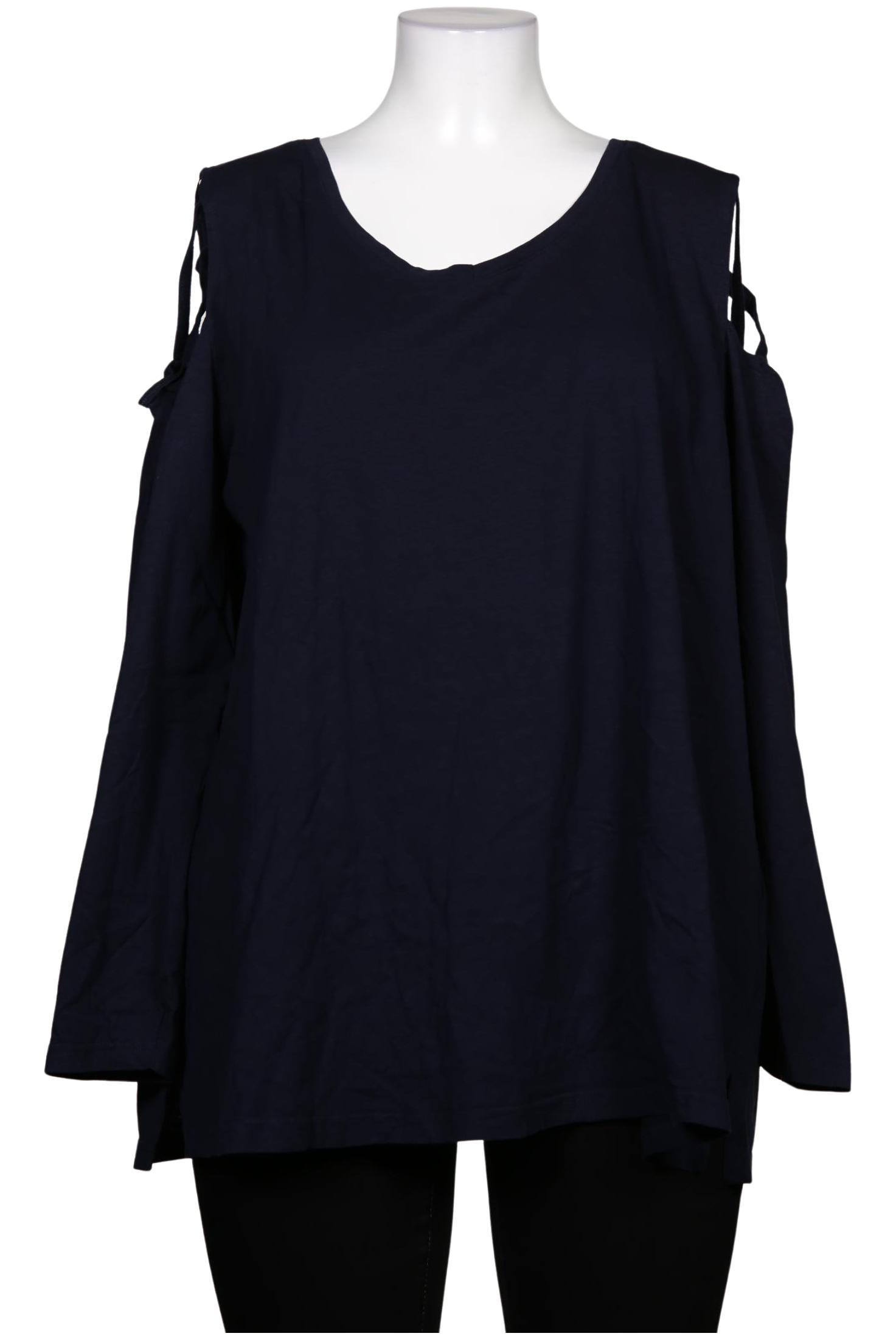 

Ulla Popken Damen Langarmshirt, marineblau, Gr. 50