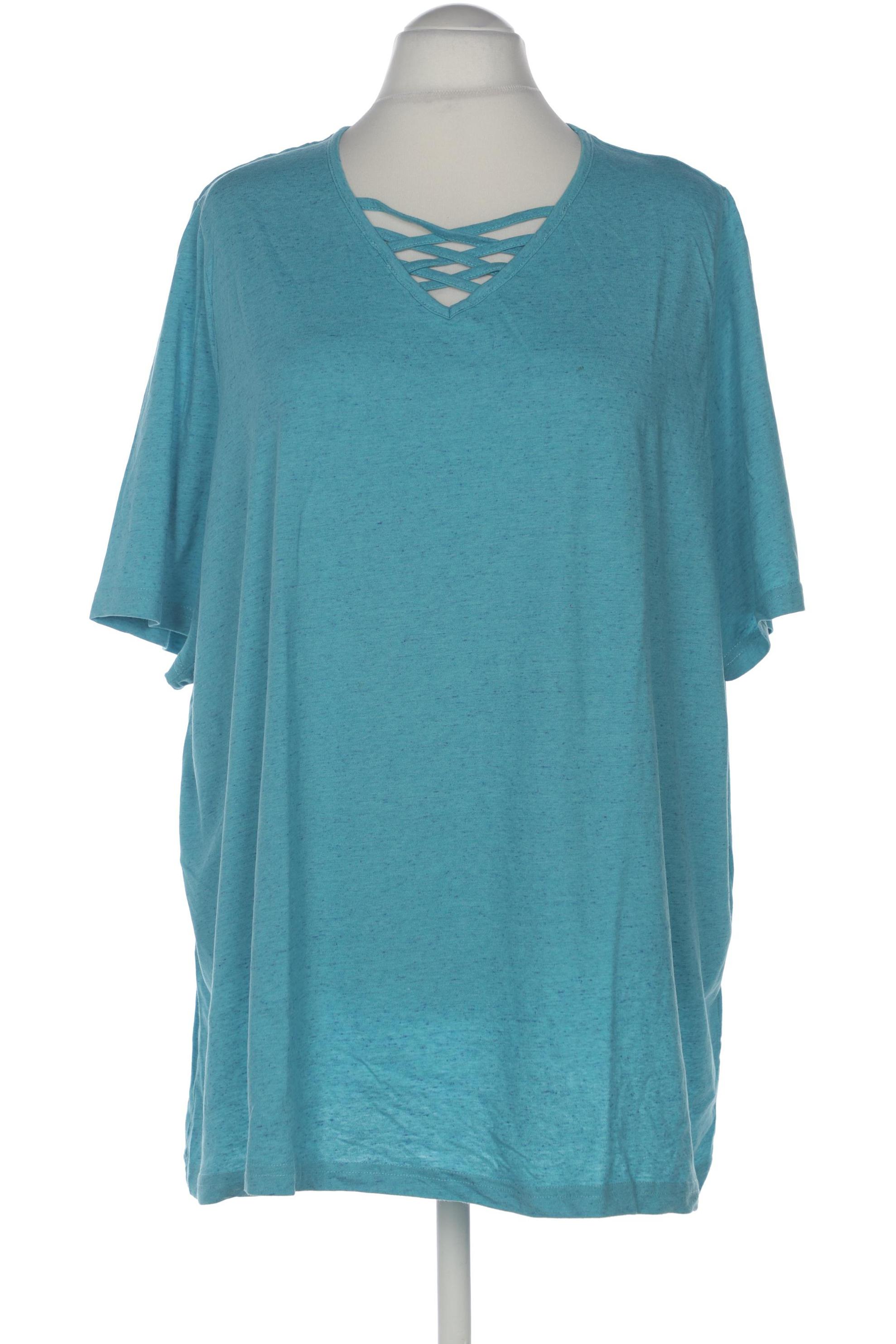 

Ulla Popken Damen T-Shirt, blau, Gr. 54