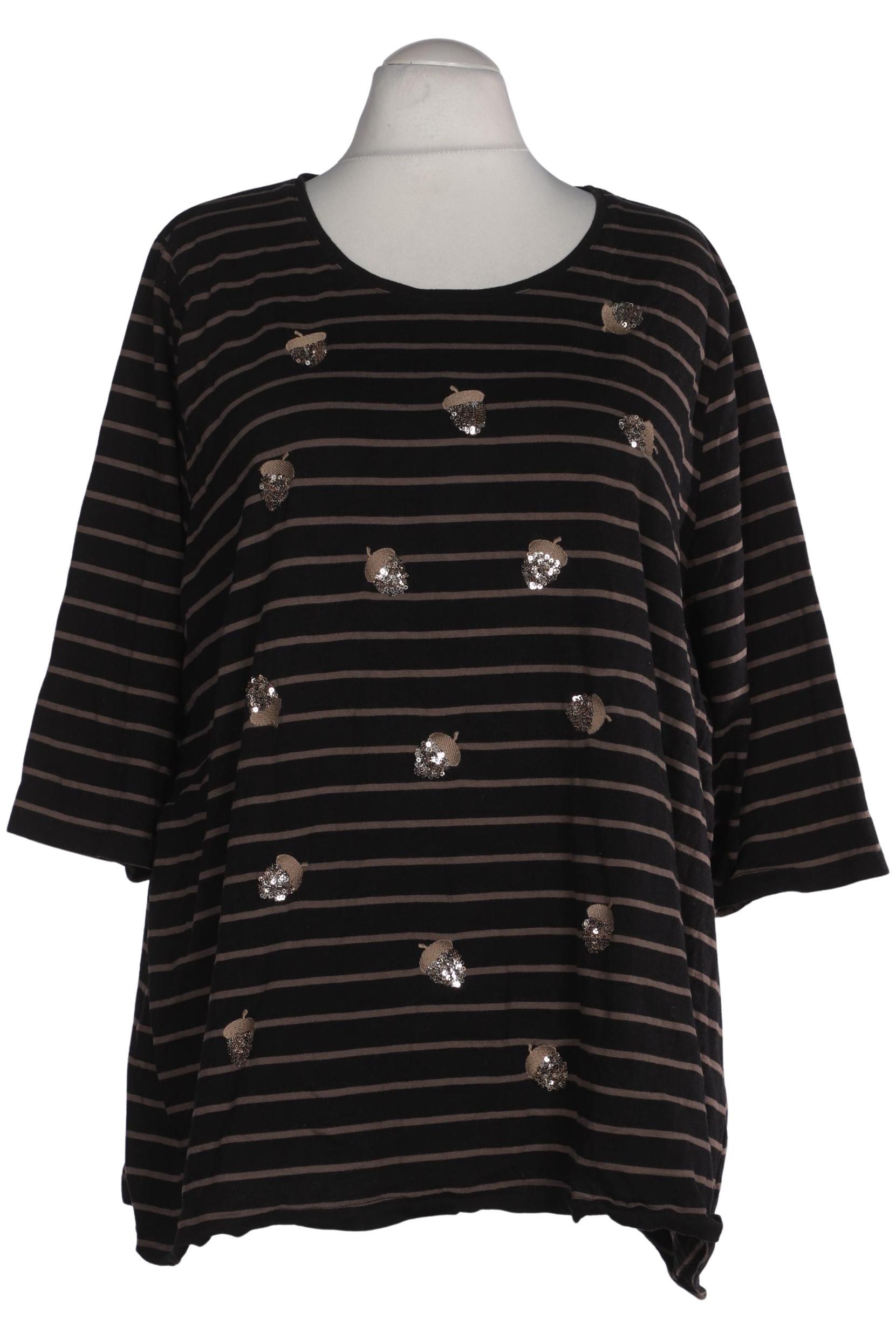 

Ulla Popken Damen T-Shirt, schwarz, Gr. 58