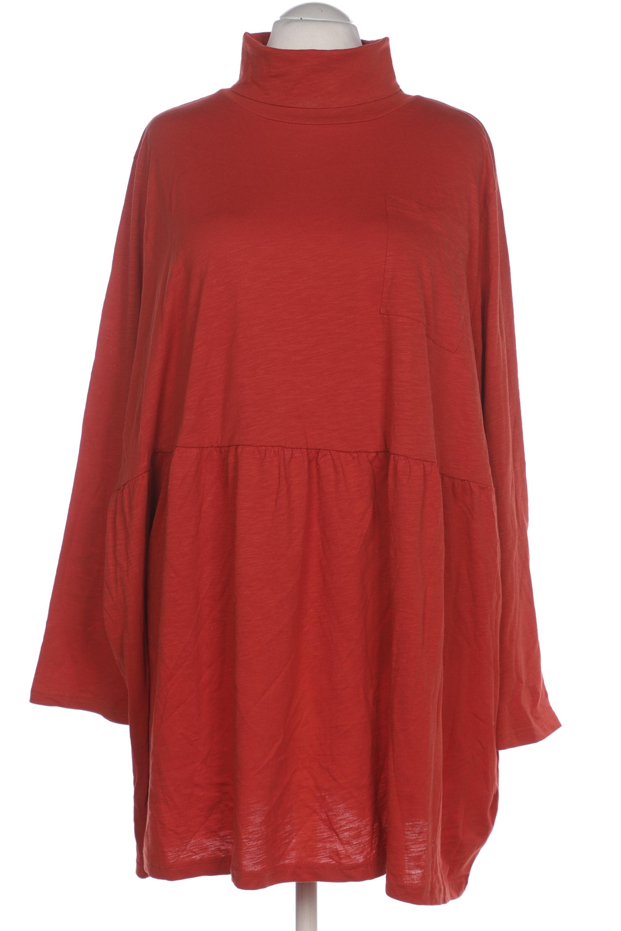 

Ulla Popken Damen Langarmshirt, rot, Gr. 58