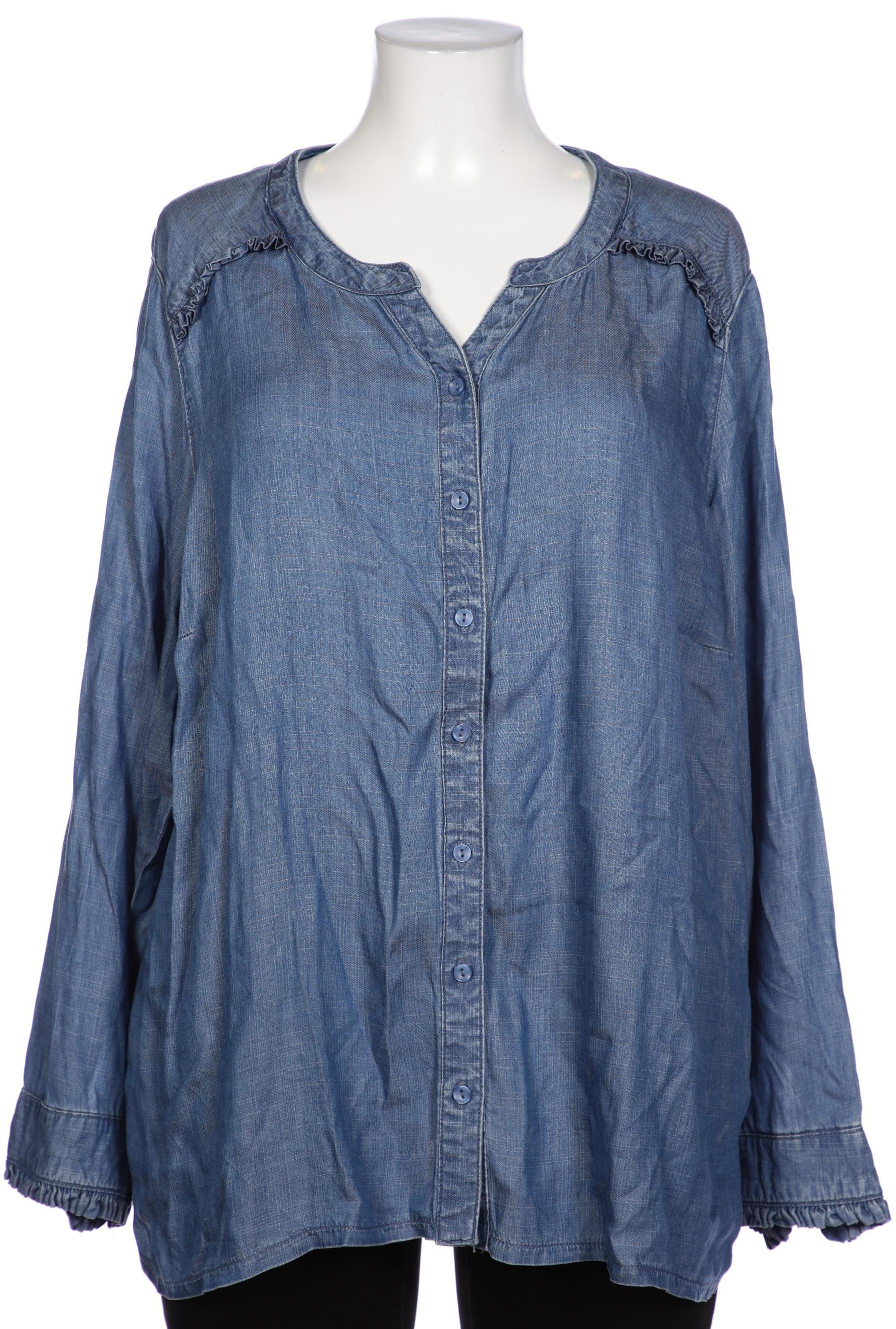 

Ulla Popken Damen Bluse, blau, Gr. 50