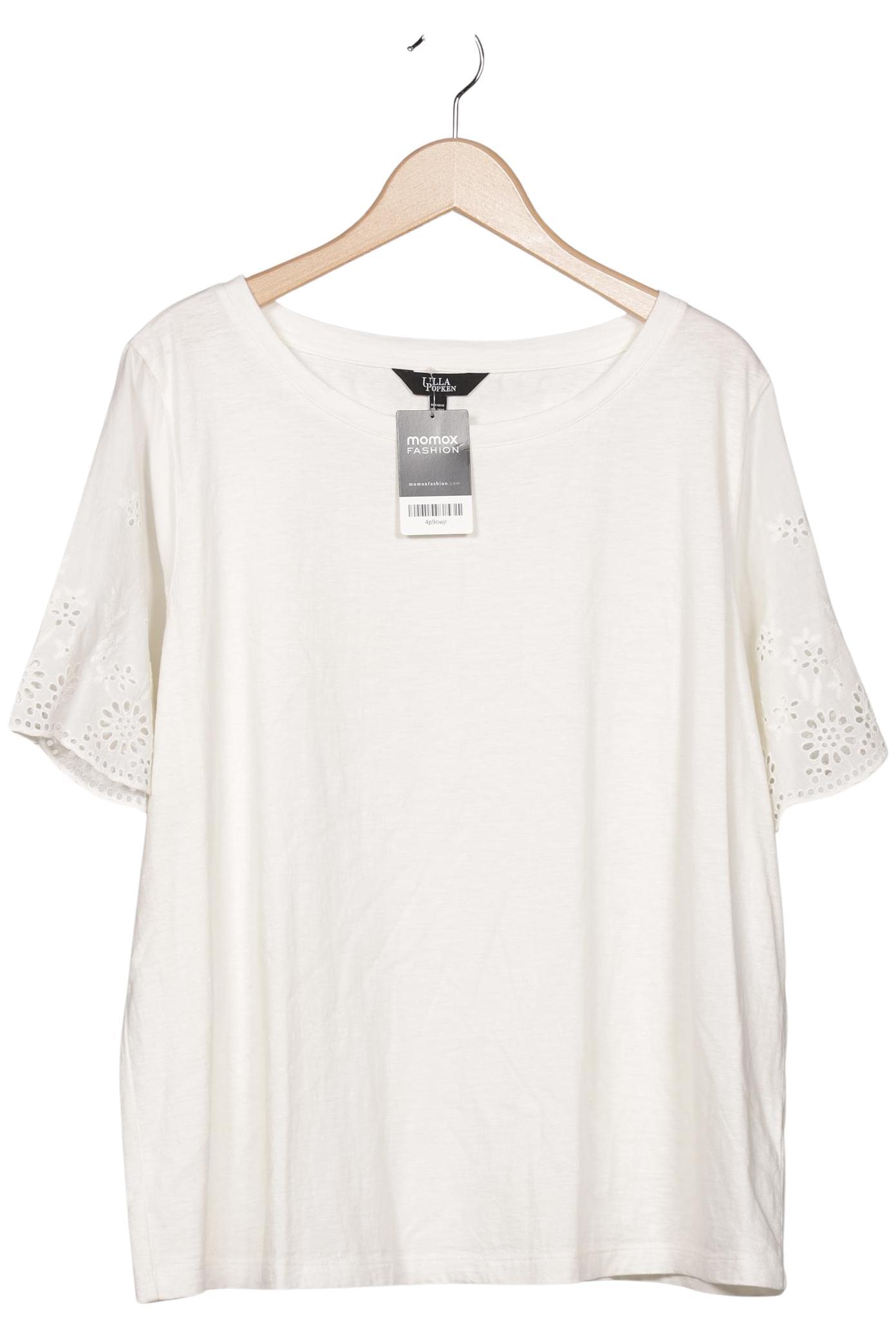 

Ulla Popken Damen T-Shirt, weiß, Gr. 46