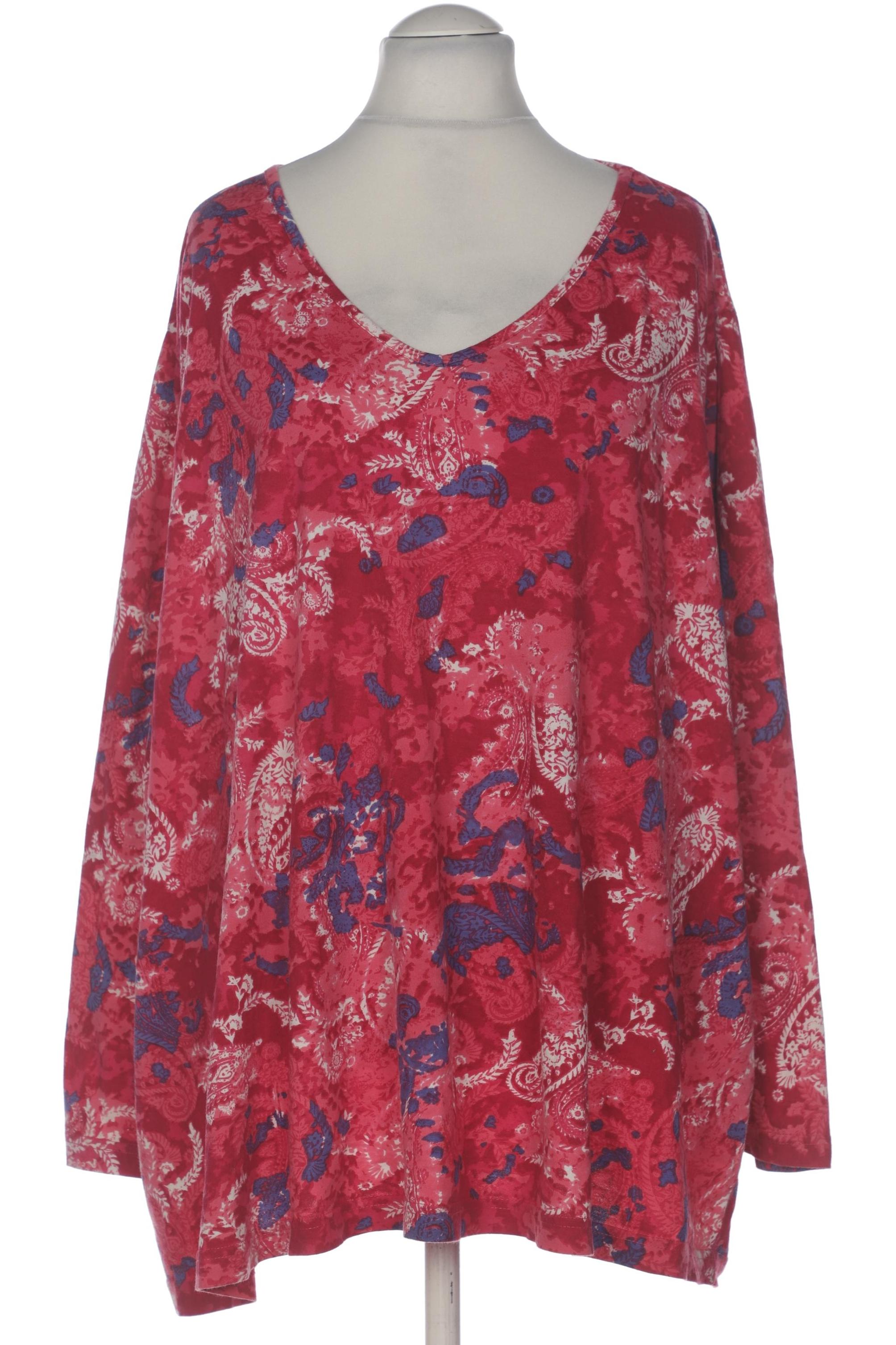 

Ulla Popken Damen Langarmshirt, rot, Gr. 62