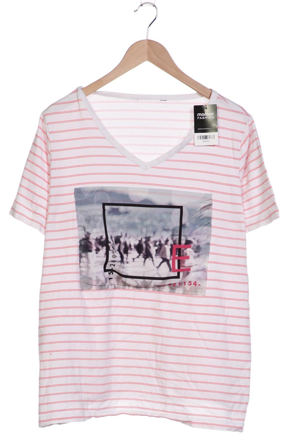 

Ulla Popken Damen T-Shirt, weiß, Gr. 46