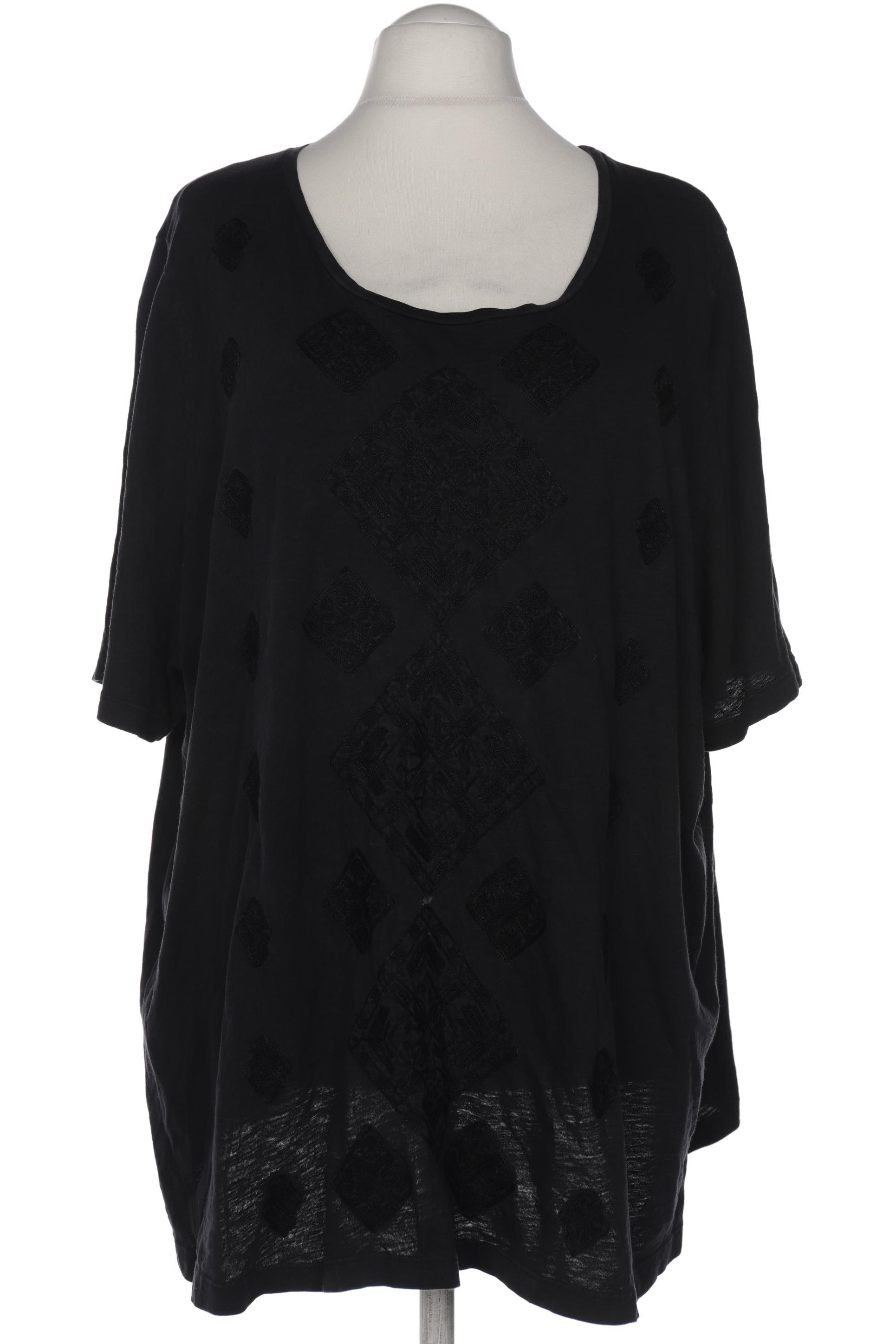 

Ulla Popken Damen T-Shirt, schwarz, Gr. 52