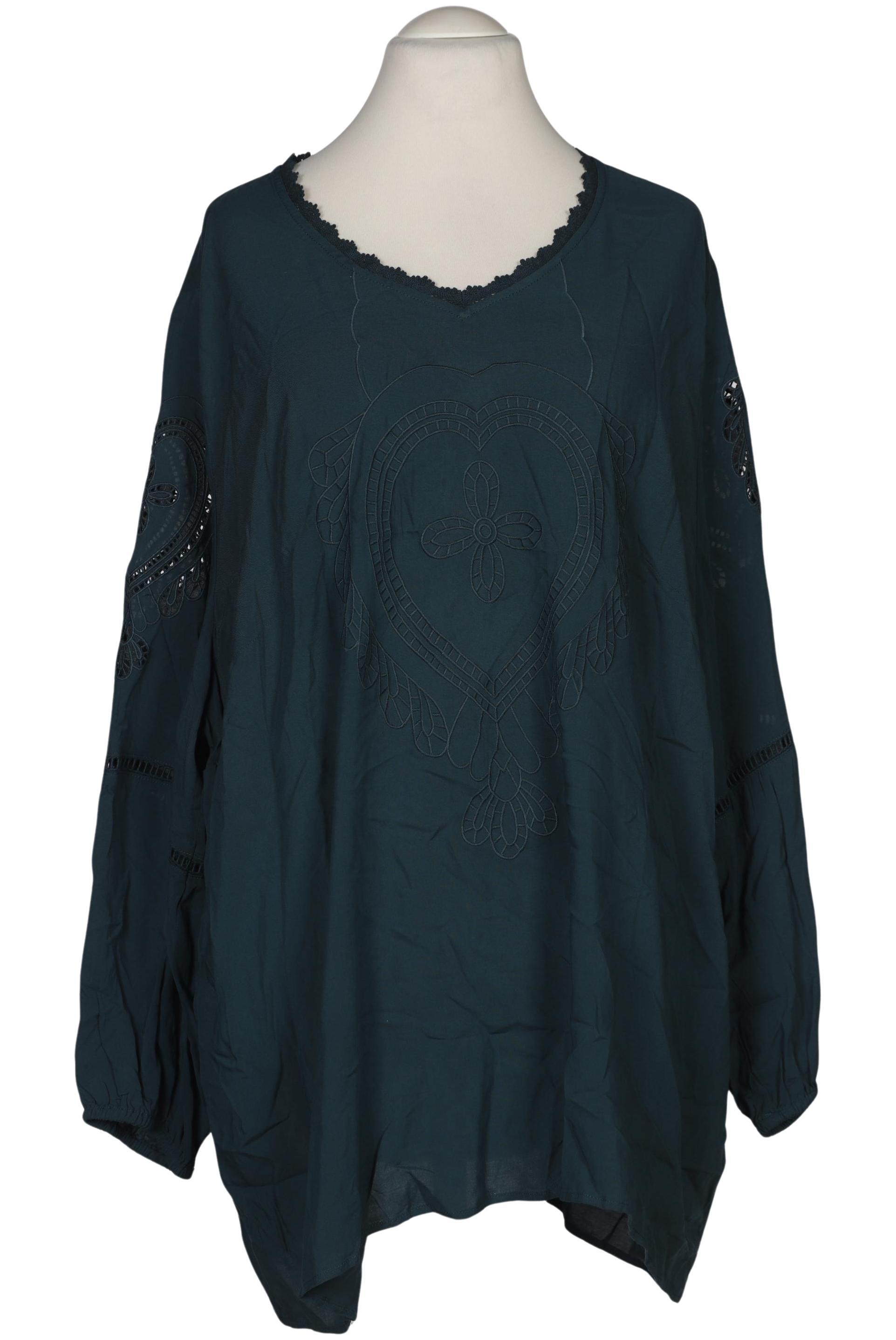 

Ulla Popken Damen Bluse, türkis, Gr. 60