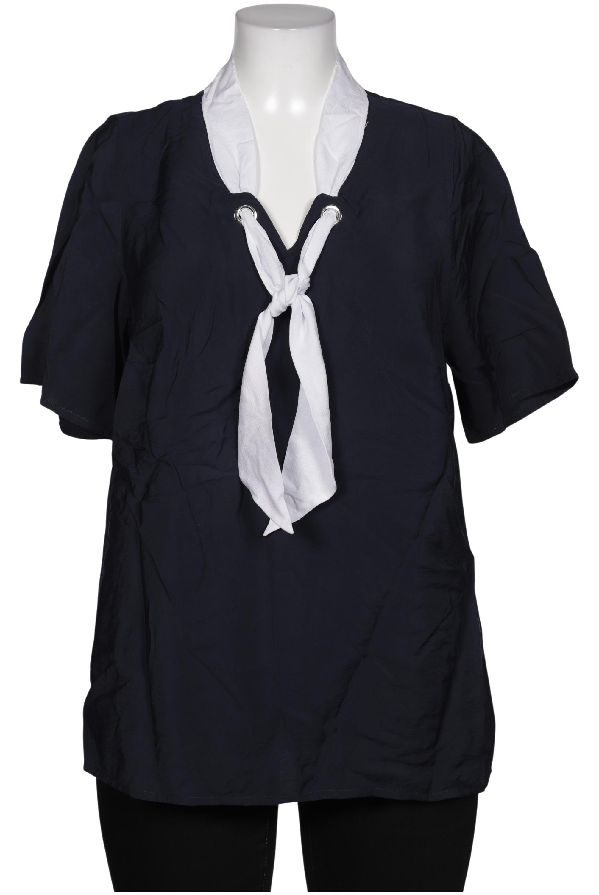 

Ulla Popken Damen Bluse, marineblau, Gr. 46