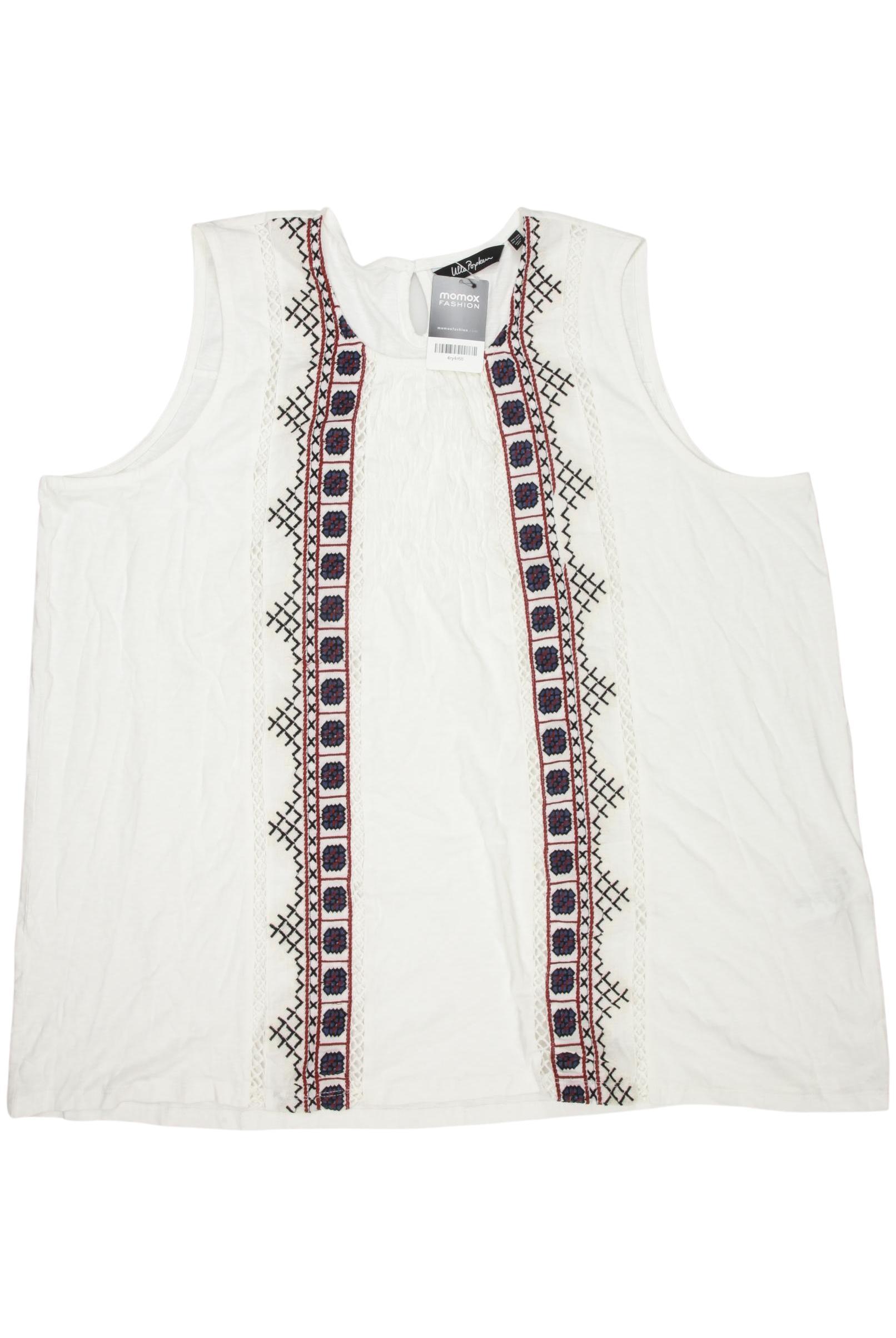 

Ulla Popken Damen Top, weiß, Gr. 54