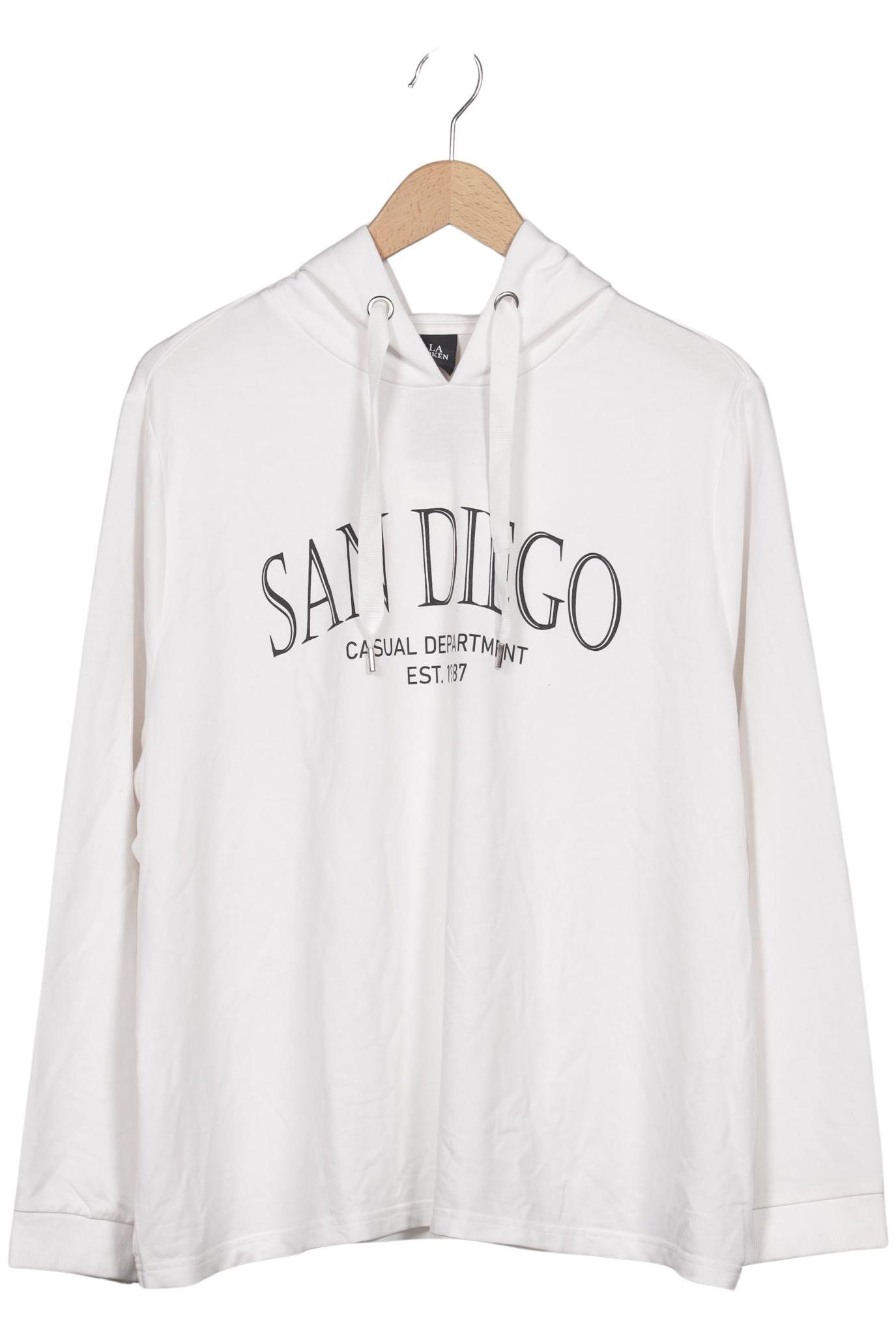 

Ulla Popken Damen Kapuzenpullover, weiß, Gr. 50