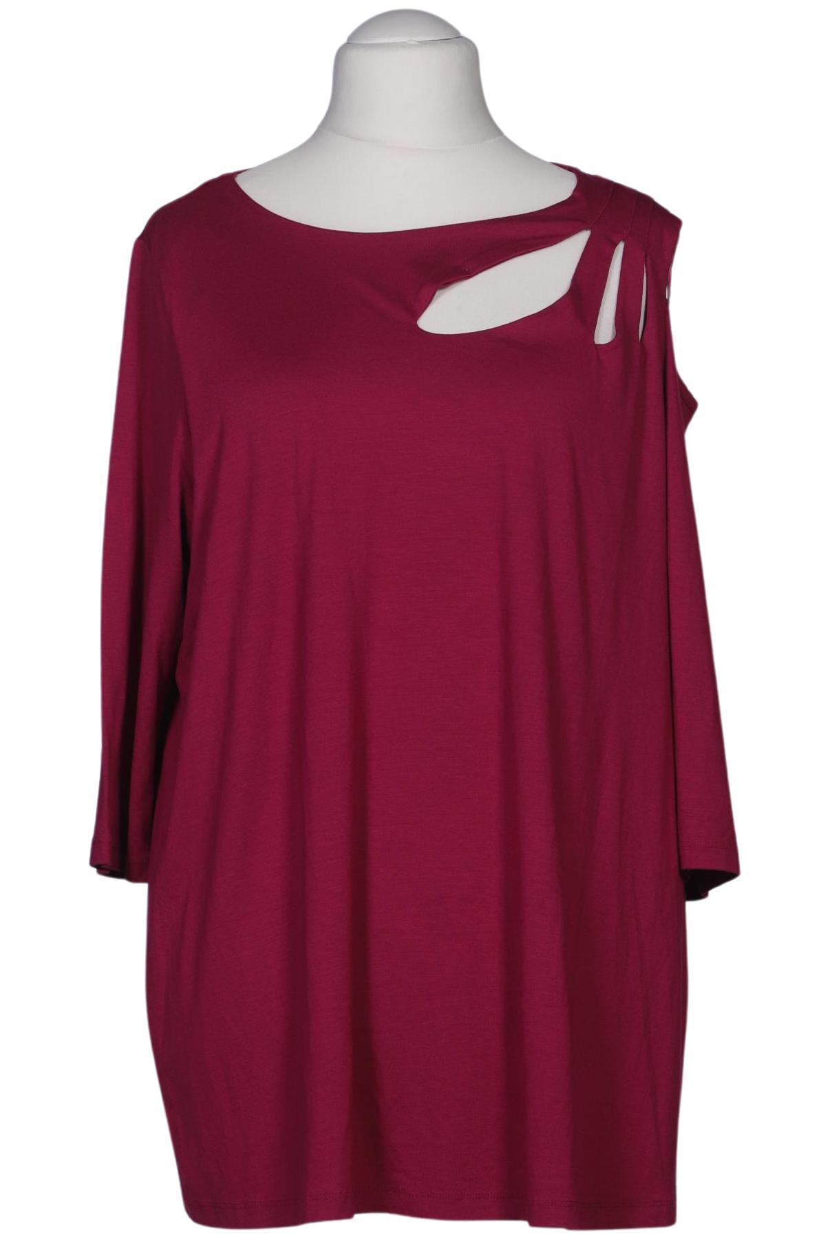 

Ulla Popken Damen Langarmshirt, bordeaux, Gr. 46