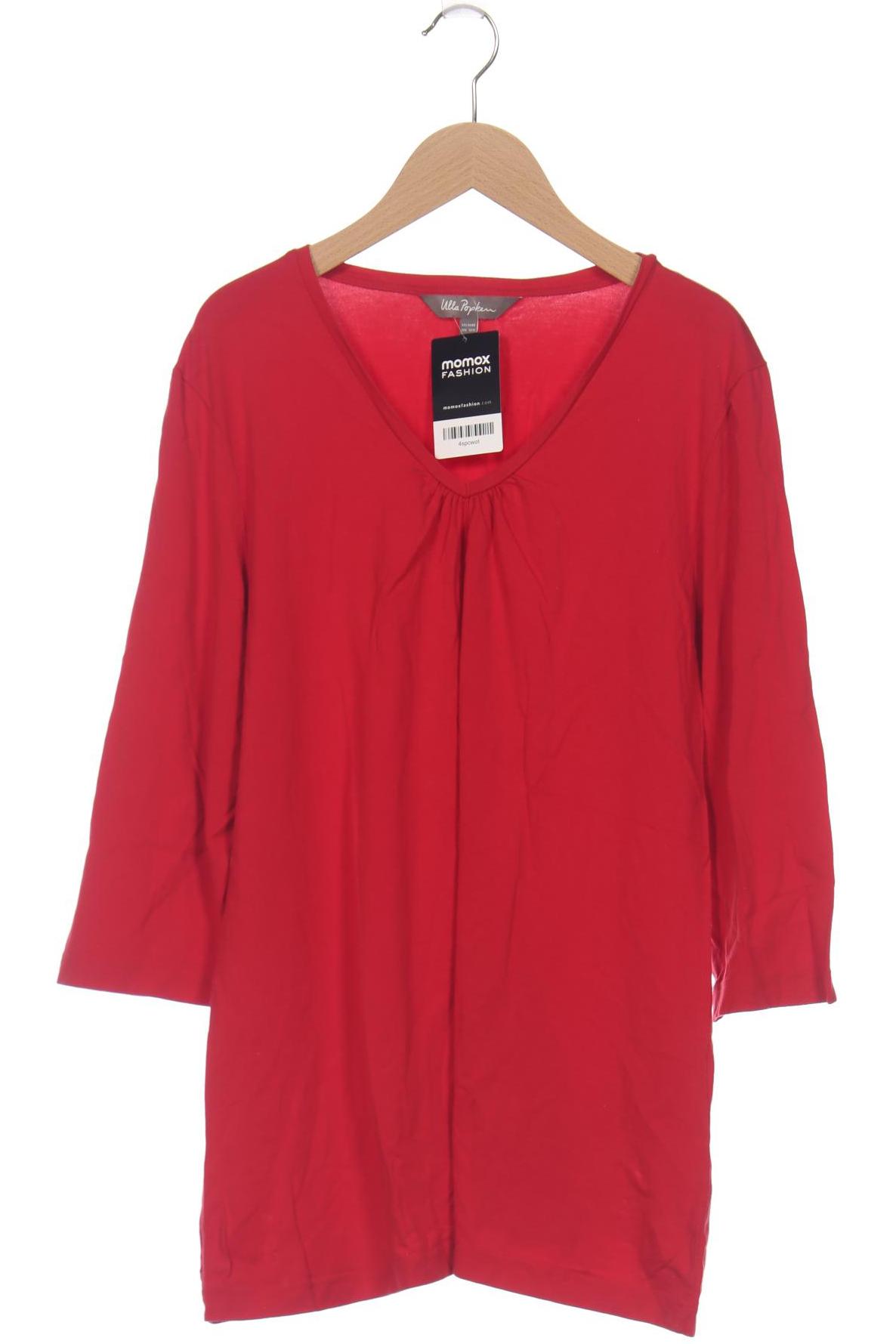 

Ulla Popken Damen Langarmshirt, rot, Gr. 46