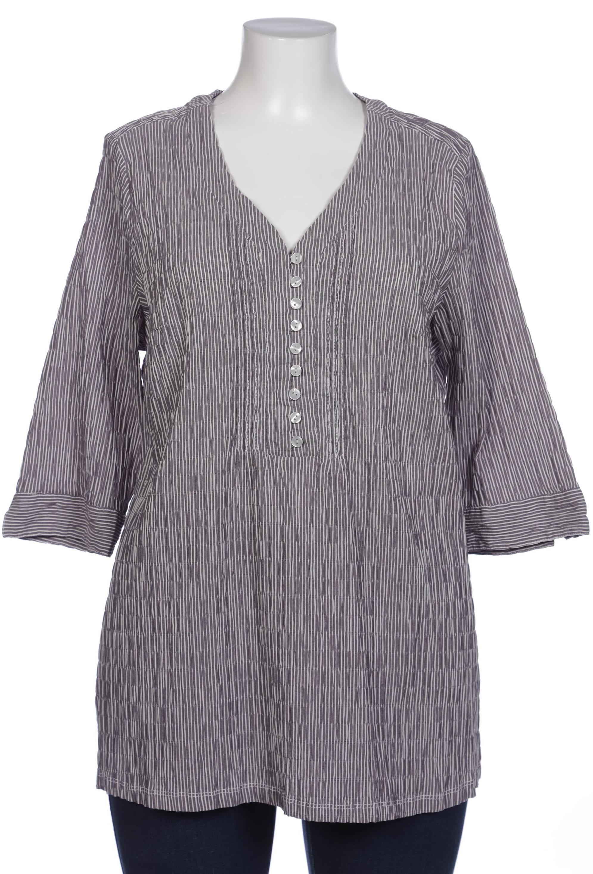 

Ulla Popken Damen Bluse, grau, Gr. 46