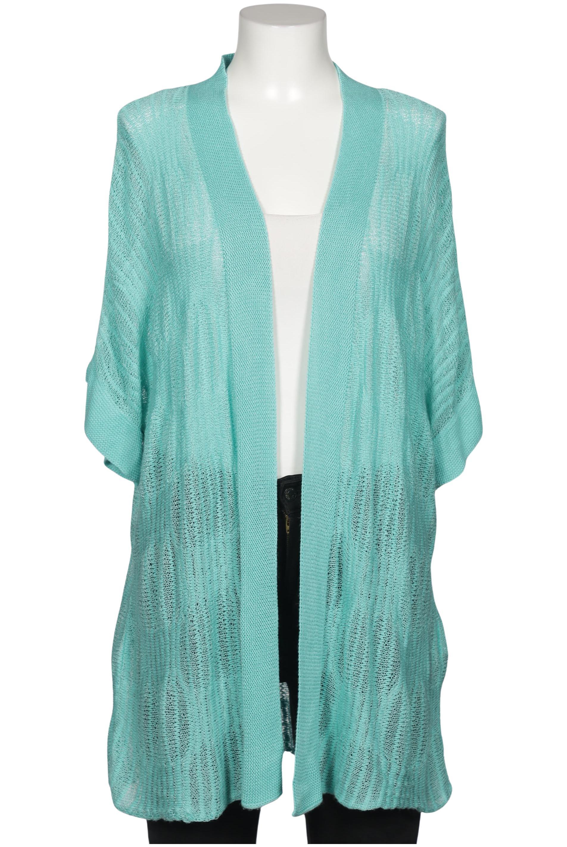 

Ulla Popken Damen Strickjacke, türkis, Gr. 46