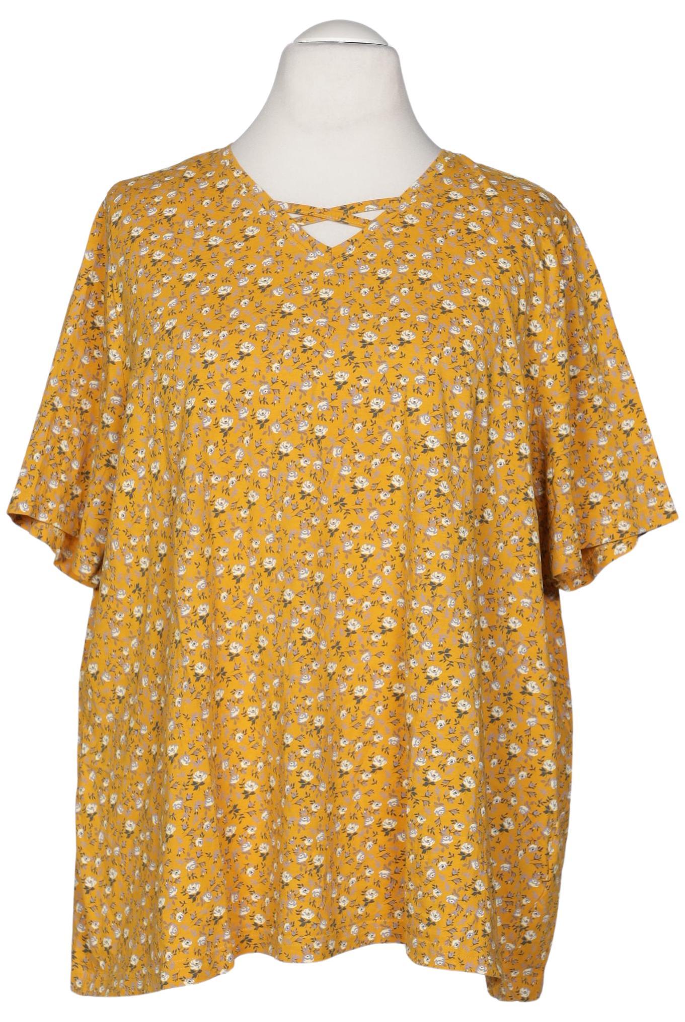 

Ulla Popken Damen T-Shirt, gelb, Gr. 54