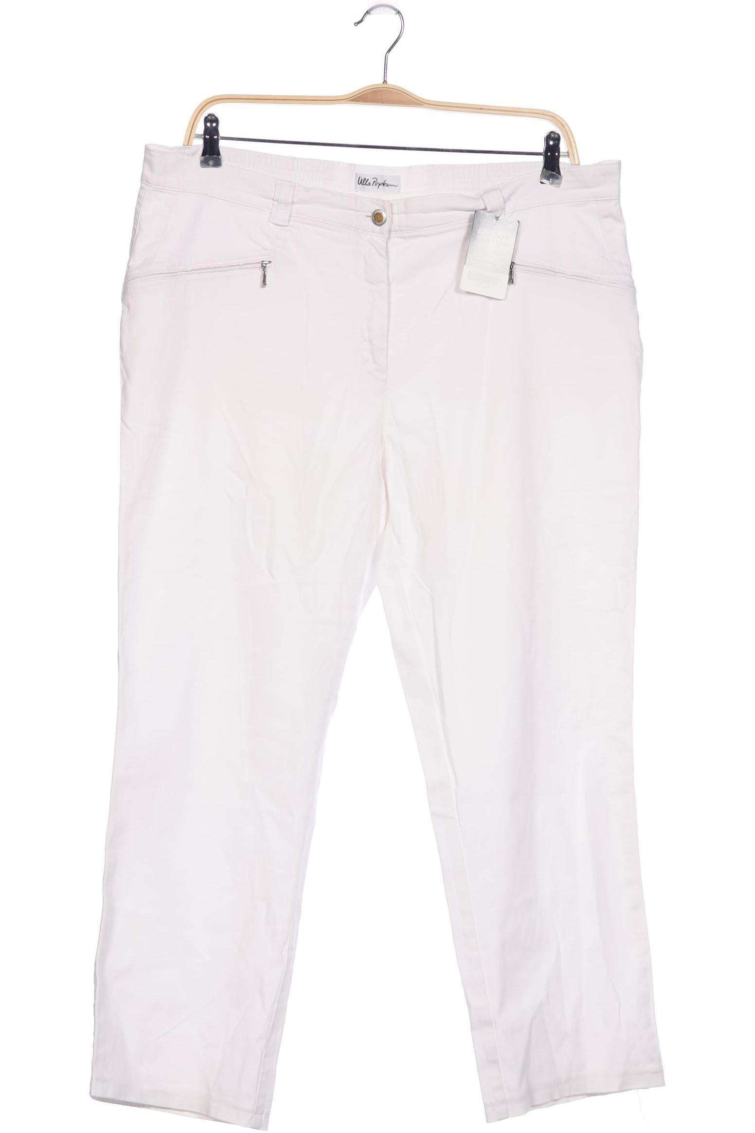 

Ulla Popken Damen Stoffhose, weiß, Gr. 25