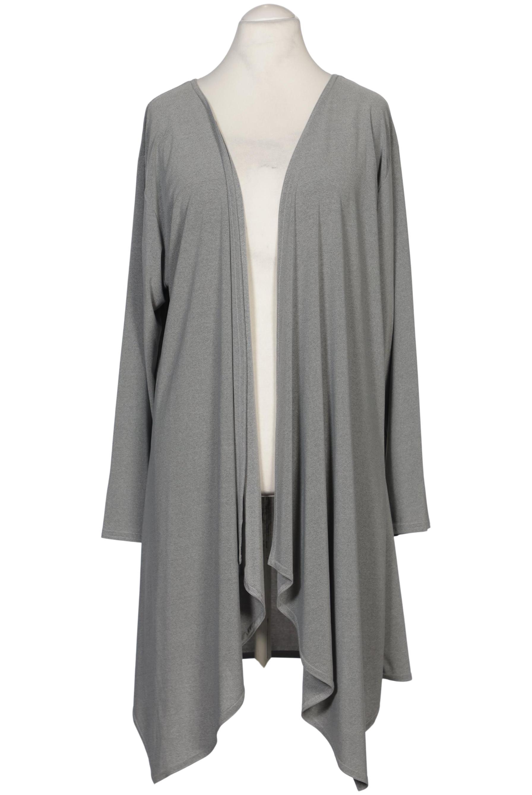 

Ulla Popken Damen Strickjacke, grau, Gr. 46