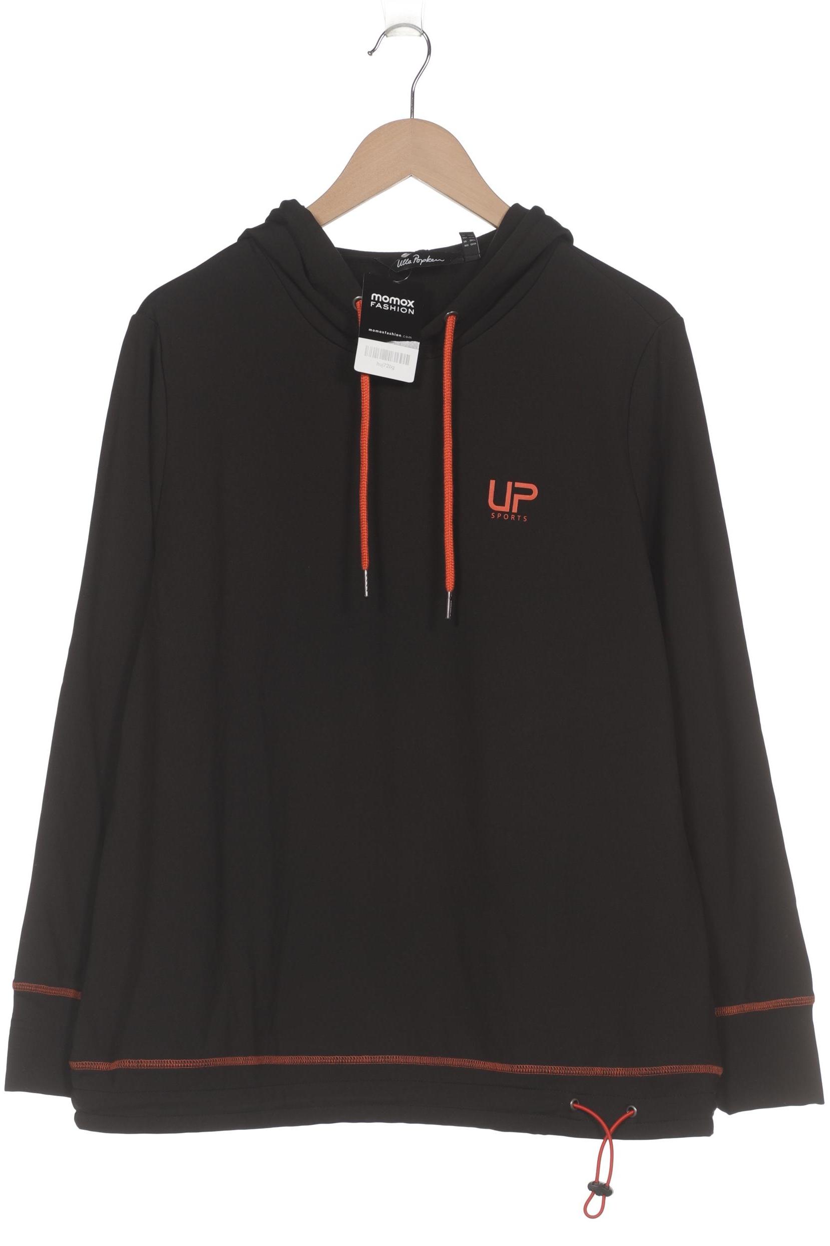 

Ulla Popken Damen Kapuzenpullover, schwarz, Gr. 46