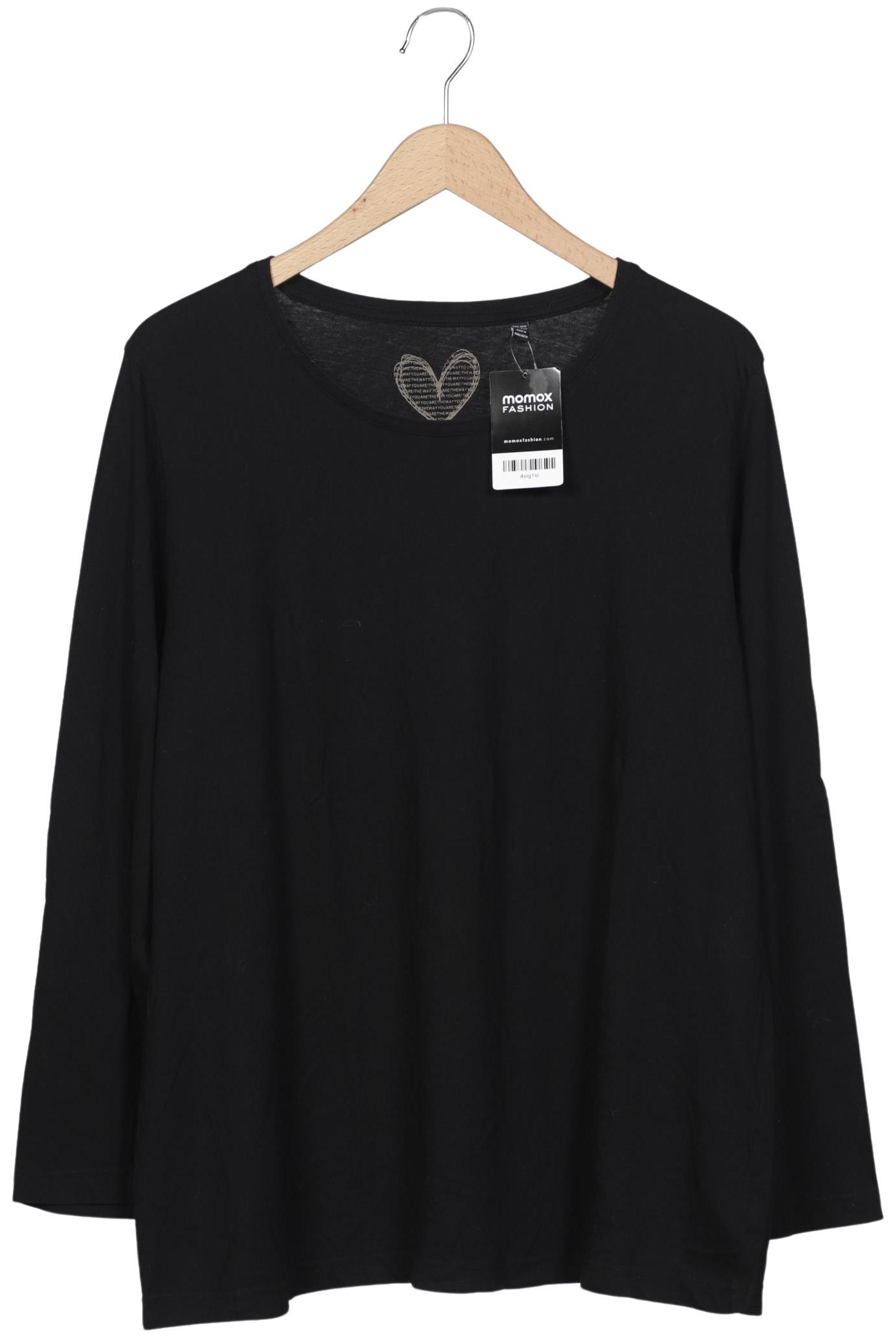 

Ulla Popken Damen Langarmshirt, schwarz, Gr. 50