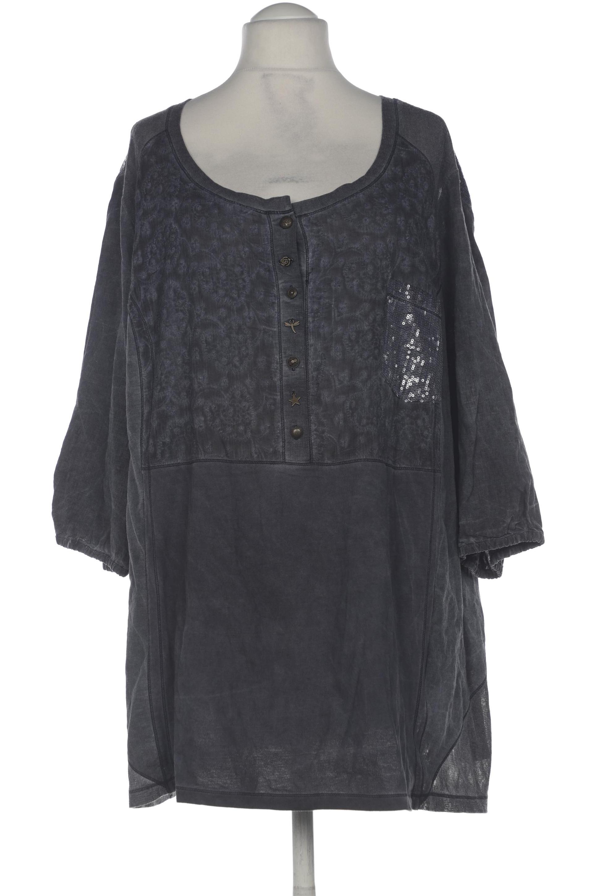 

Ulla Popken Damen Bluse, grau, Gr. 56