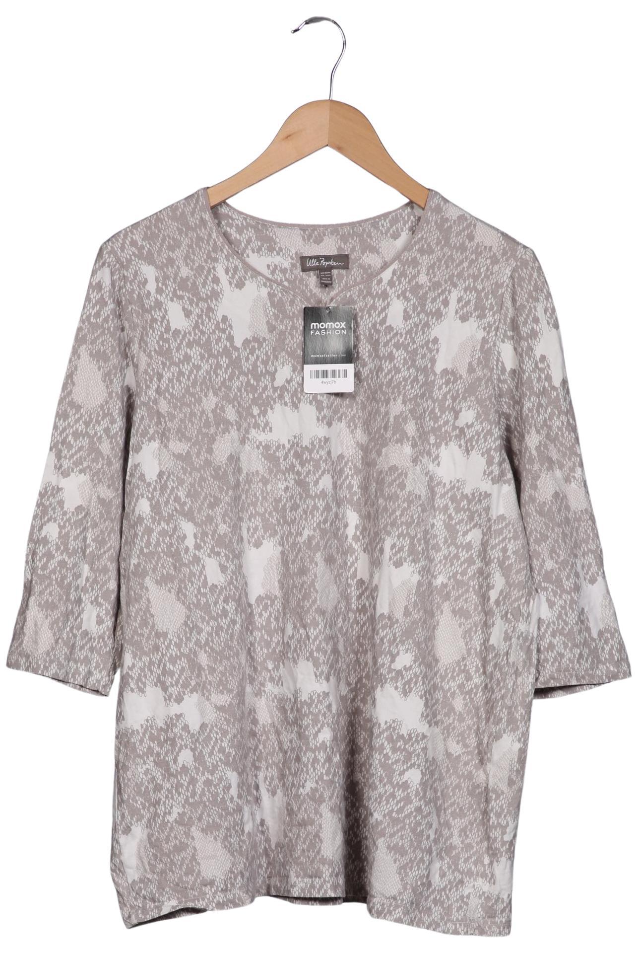 

Ulla Popken Damen Langarmshirt, grau, Gr. 42