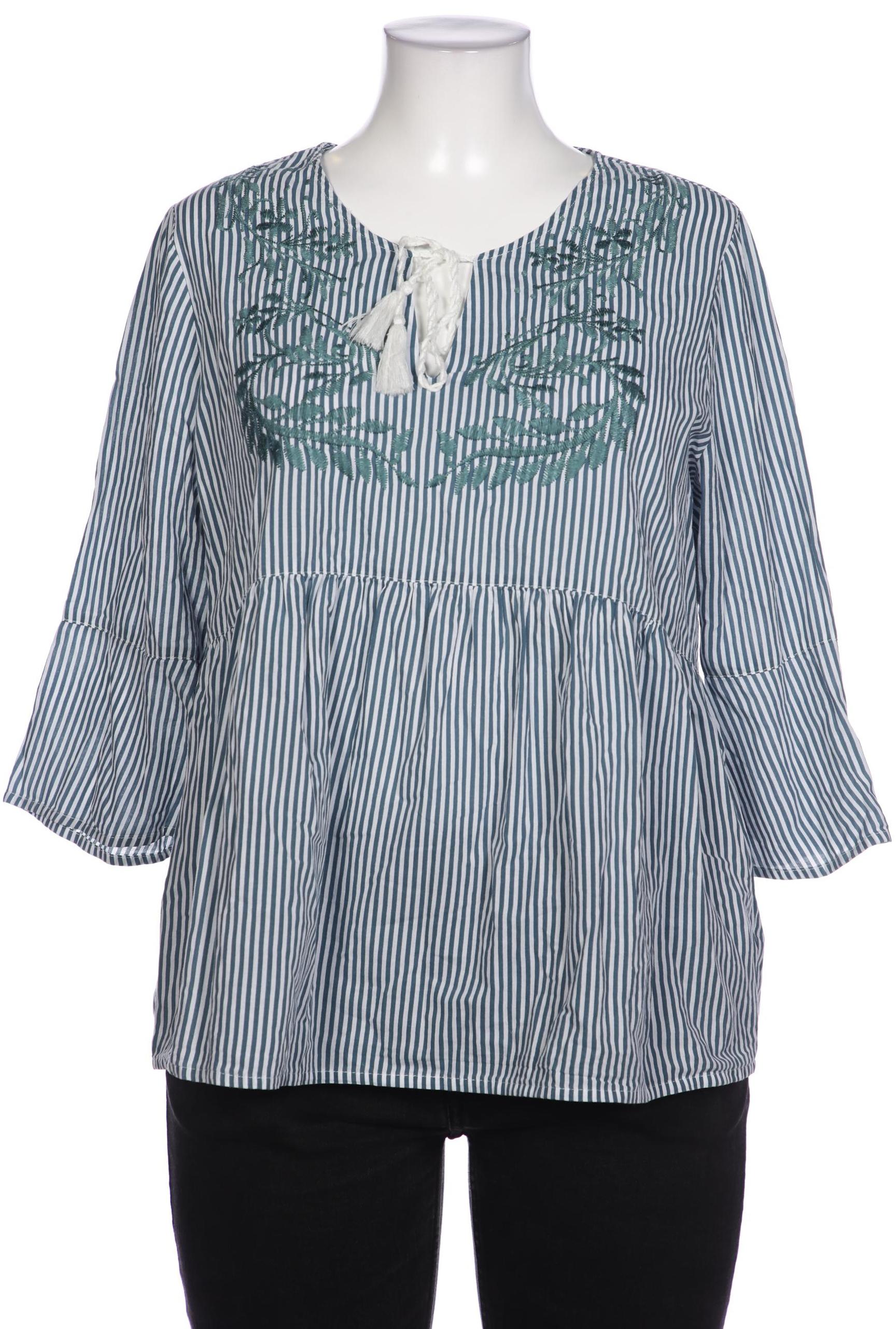 

Ulla Popken Damen Bluse, blau, Gr. 42