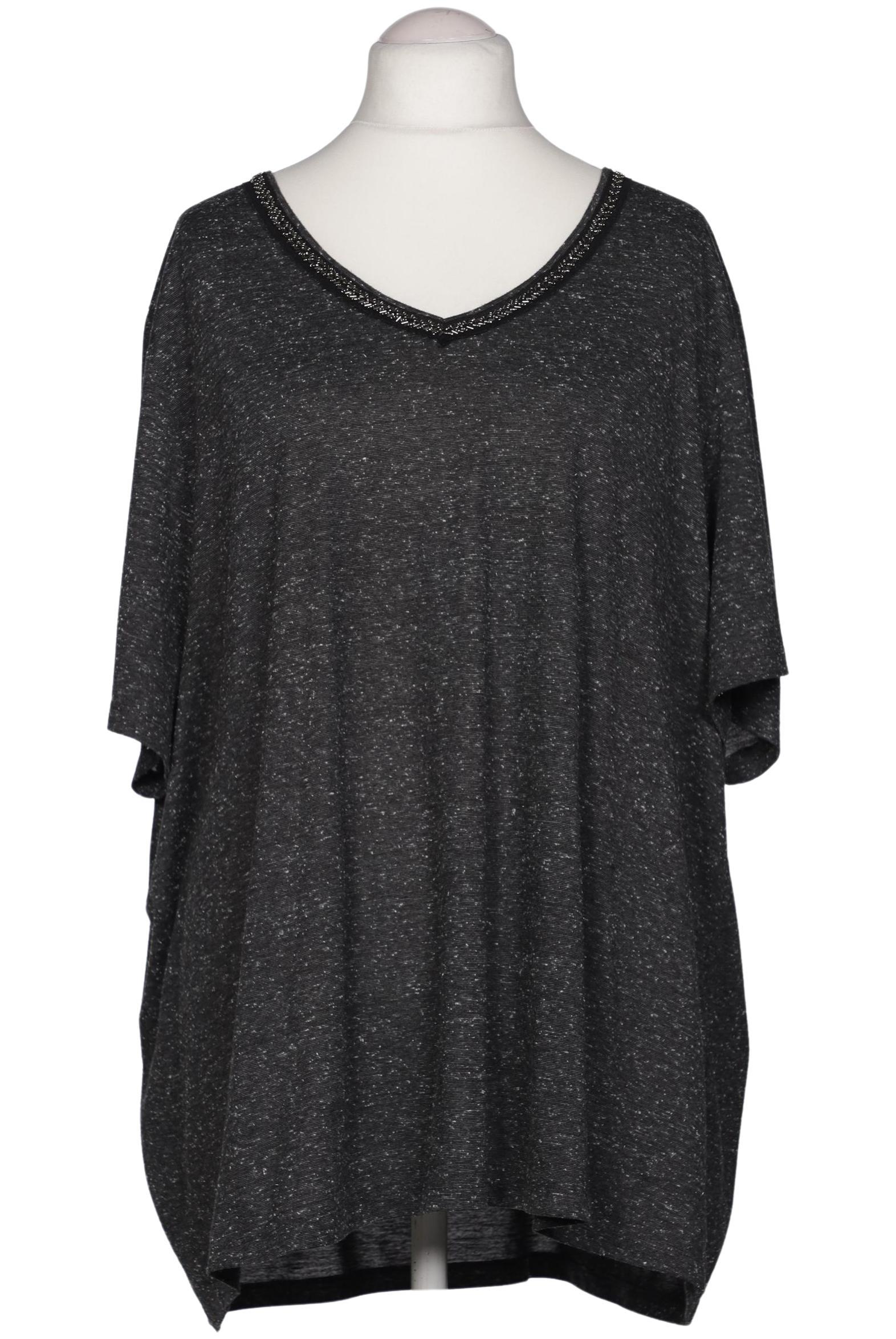 

Ulla Popken Damen T-Shirt, grau, Gr. 58