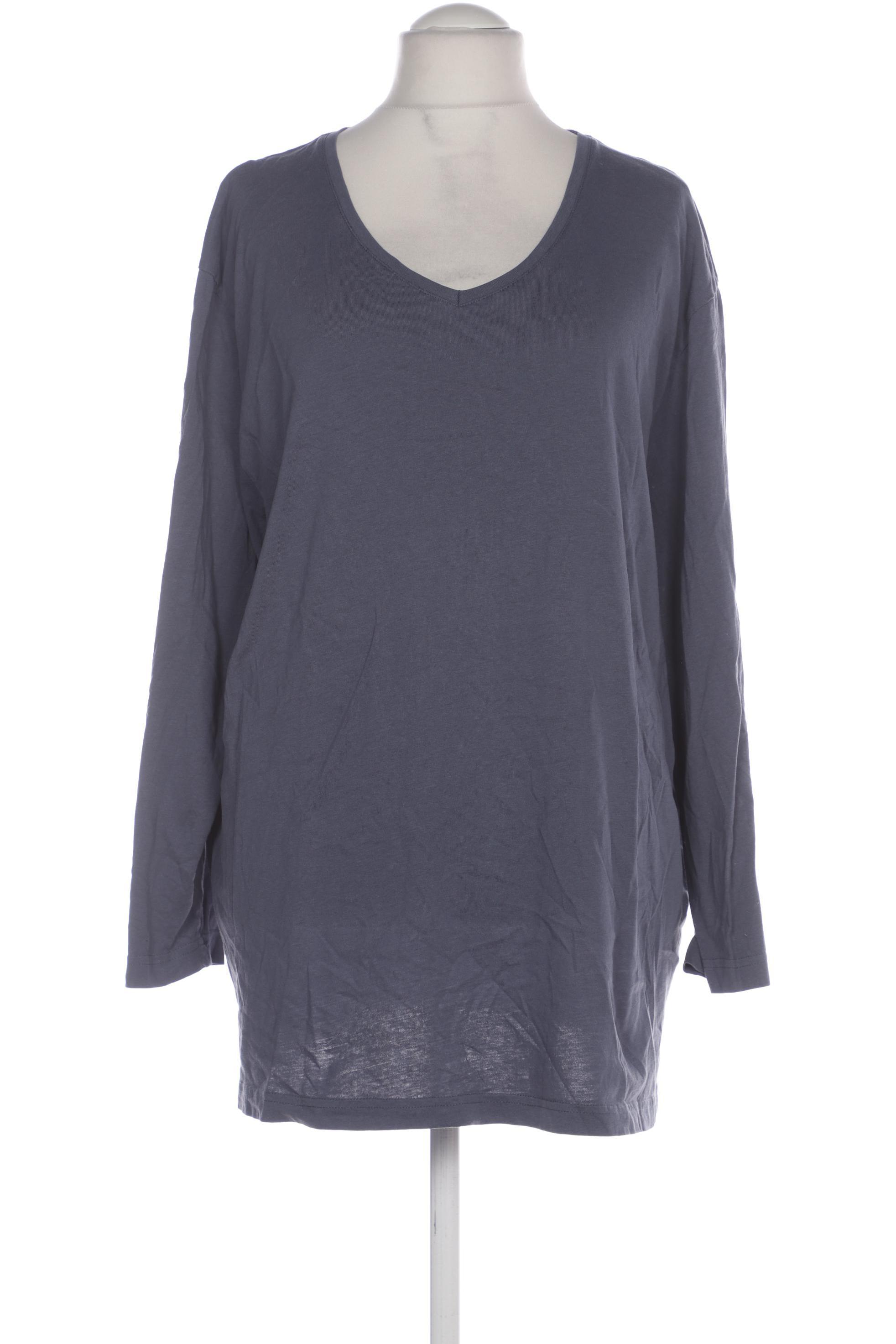 

Ulla Popken Damen Langarmshirt, blau, Gr. 54