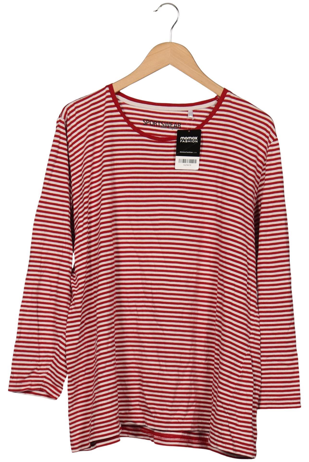 

Ulla Popken Damen Langarmshirt, rot, Gr. 50